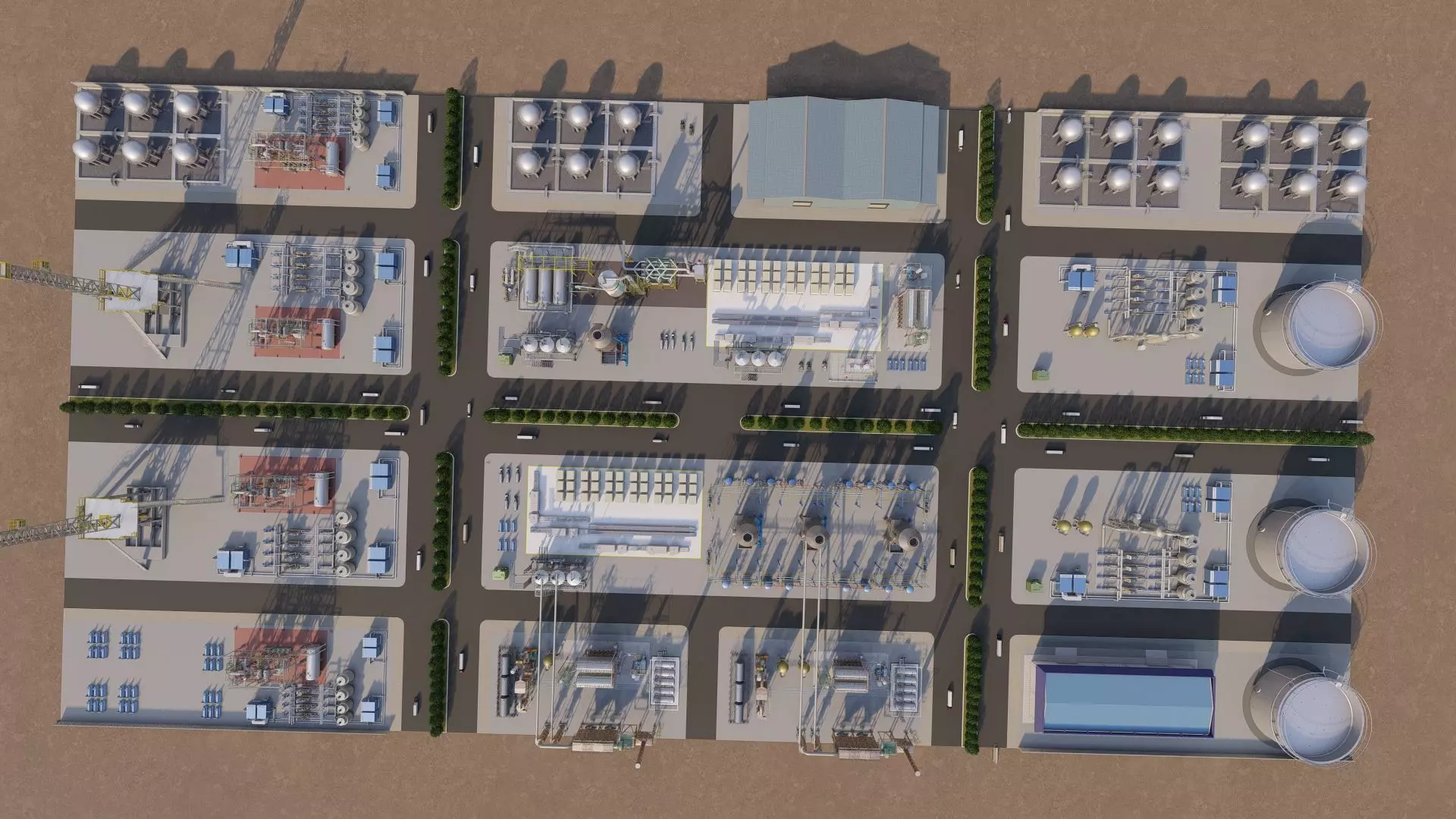 Industrial Factory-Petrochemical 3D model_13