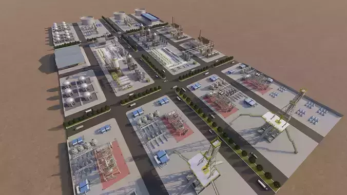 Industrial Factory-Petrochemical