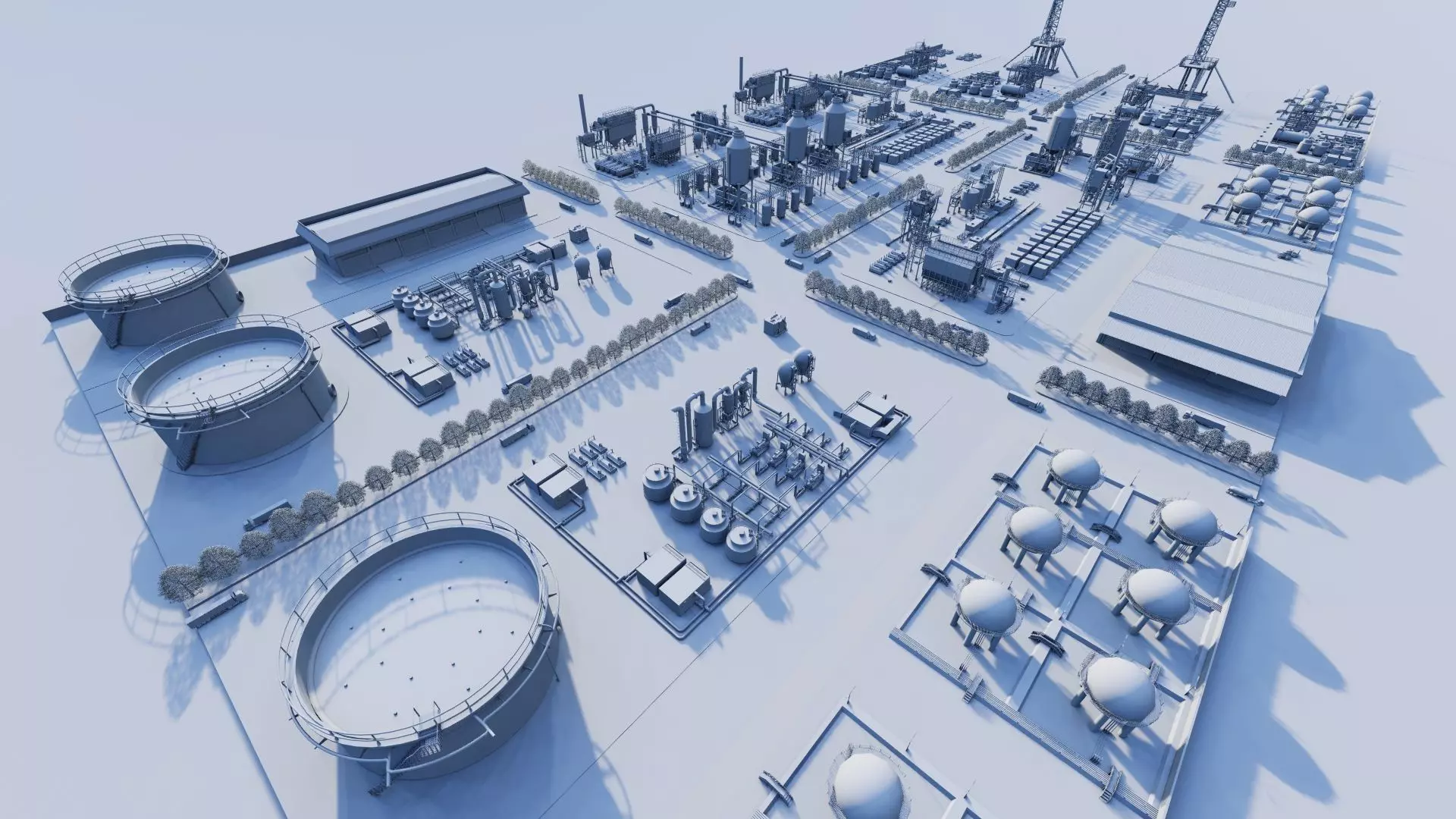 Industrial Factory-Petrochemical 3D model_33