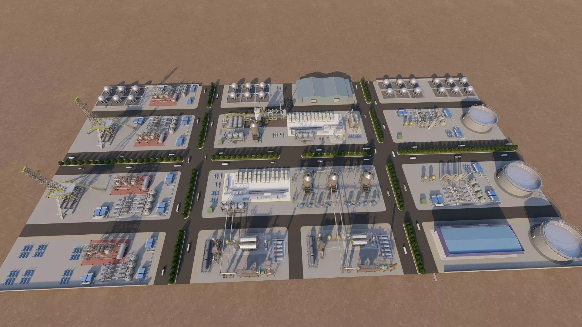 Industrial Factory-Petrochemical 3D model_39