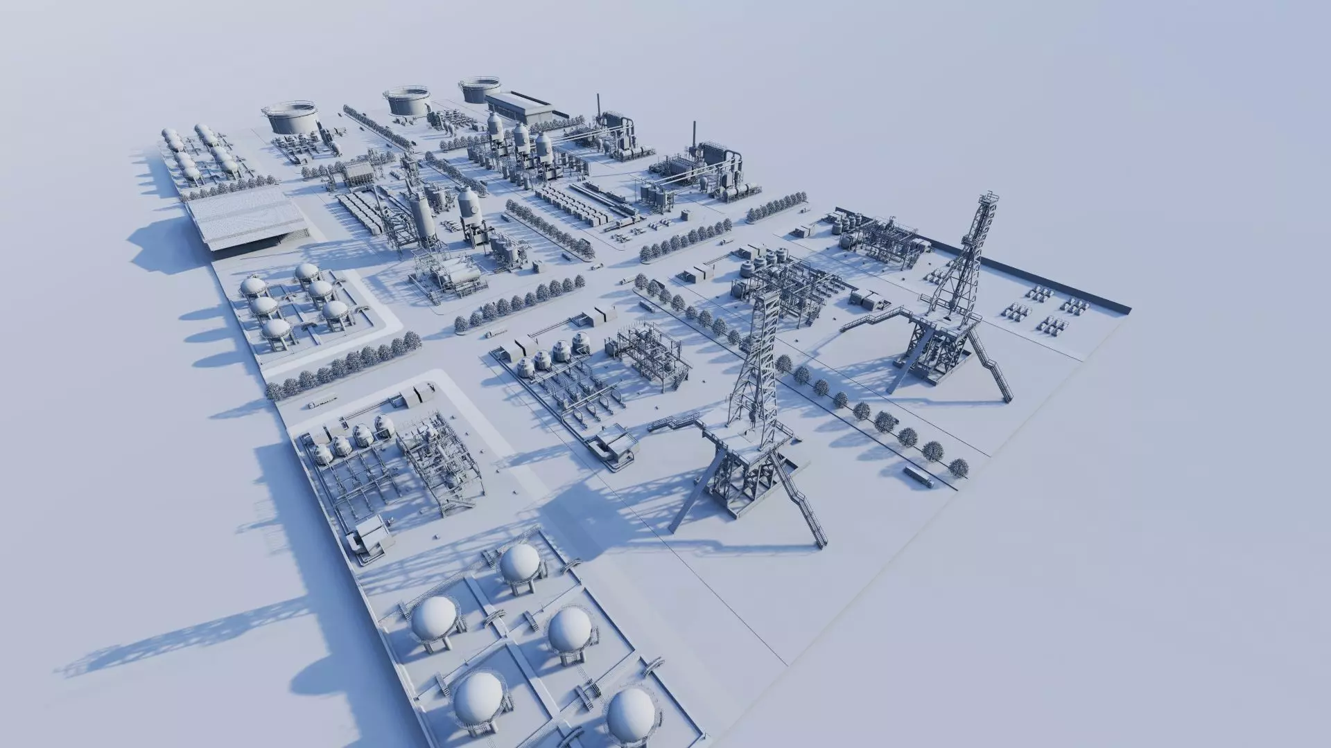 Industrial Factory-Petrochemical 3D model_19