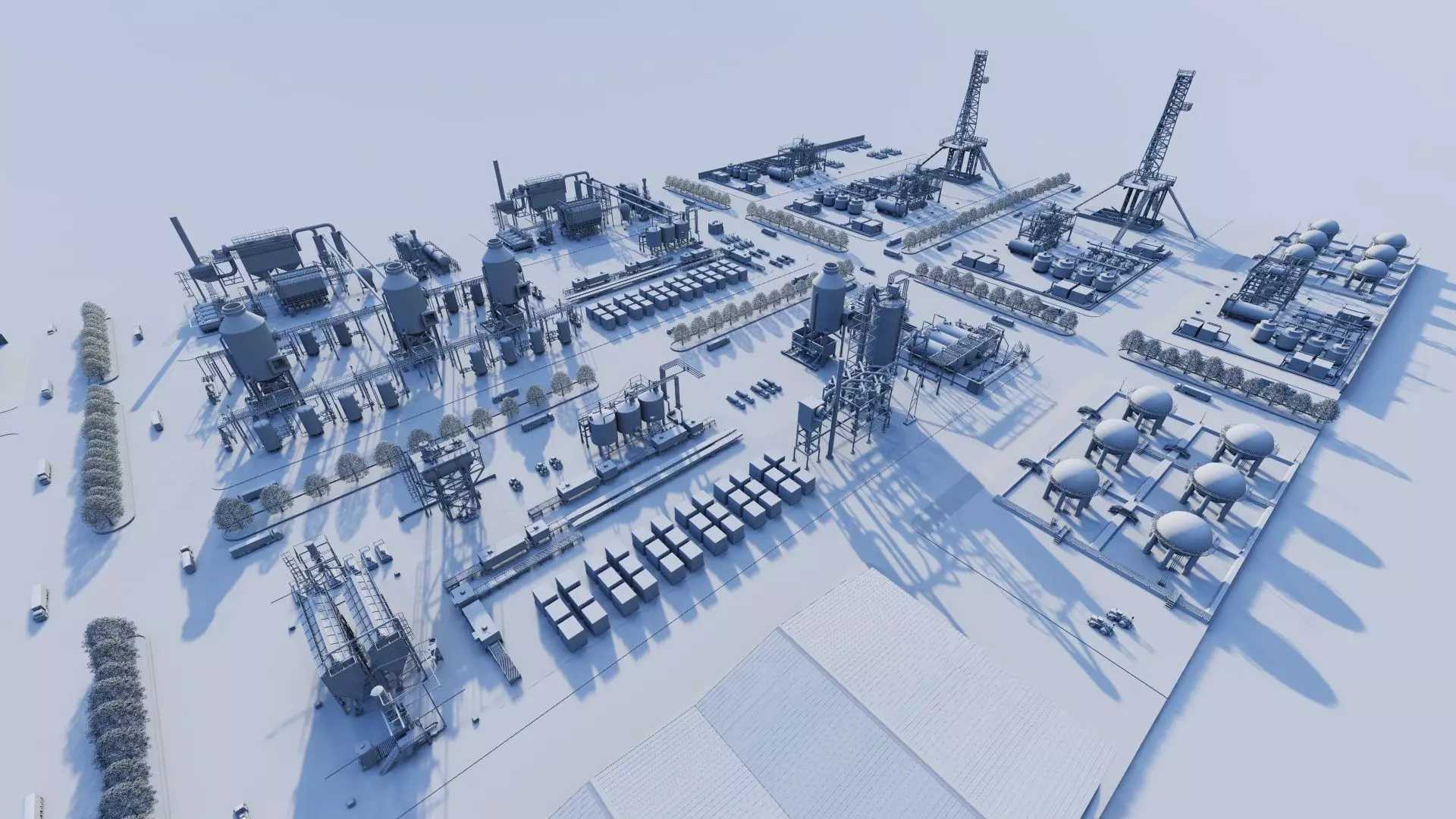 Industrial Factory-Petrochemical 3D model_32