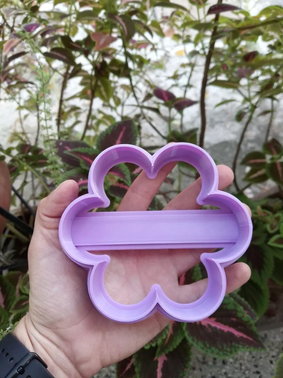 Dough cutter for Catalinas or flower-shaped cookies 3D print model_6