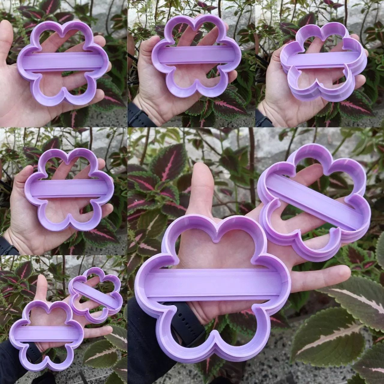 Dough cutter for Catalinas or flower-shaped cookies 3D print model_2