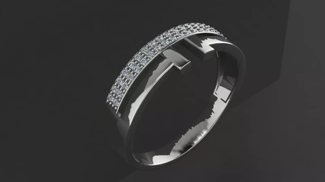 Ring Tiffany 3D print model_2
