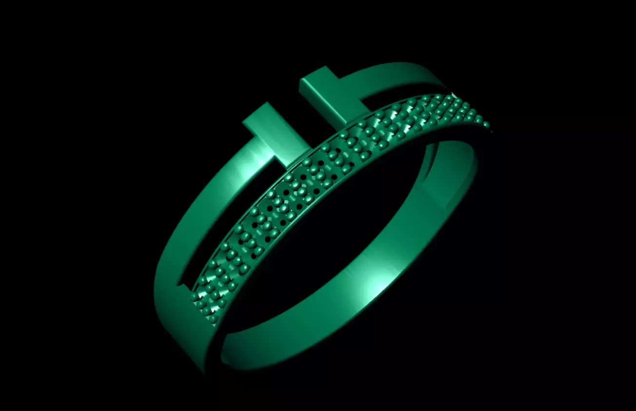 Ring Tiffany 3D print model_11