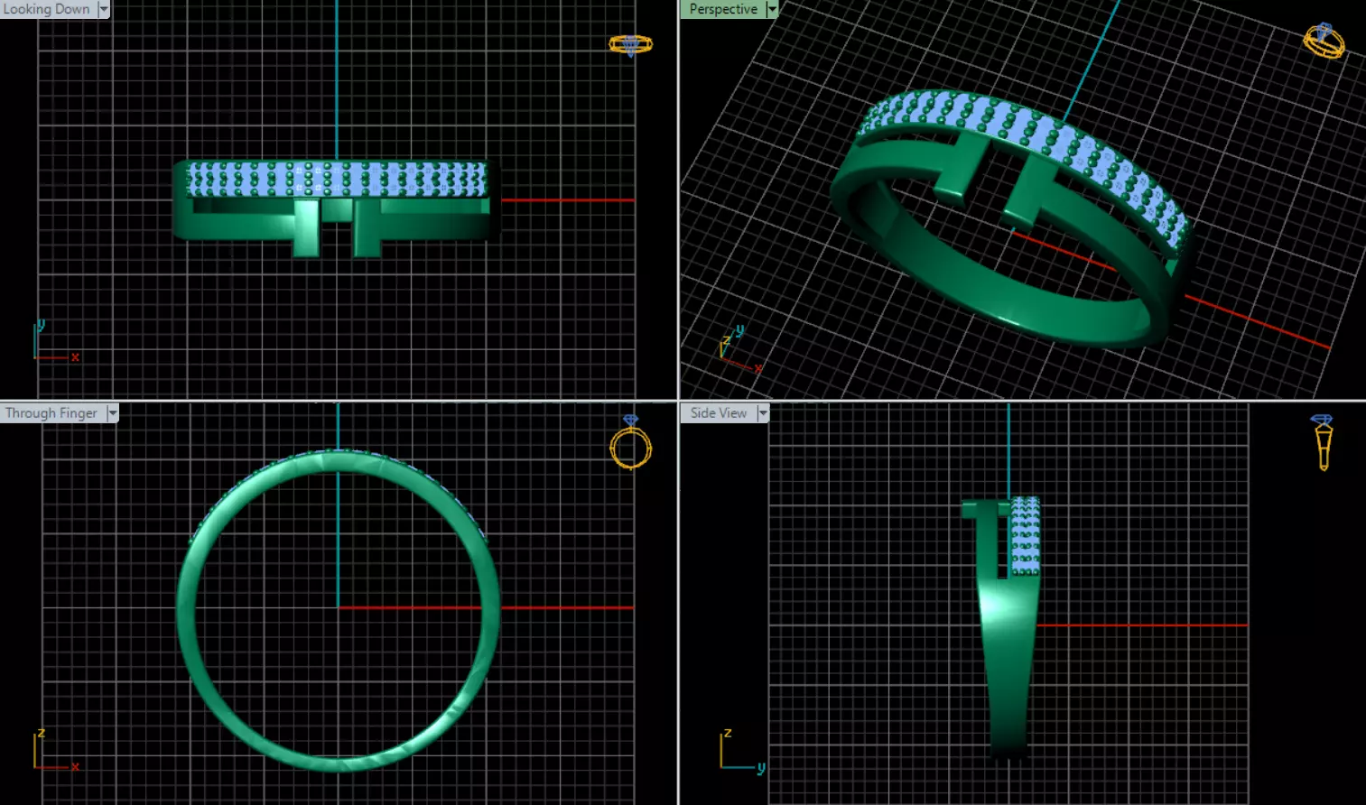 Ring Tiffany 3D print model_6