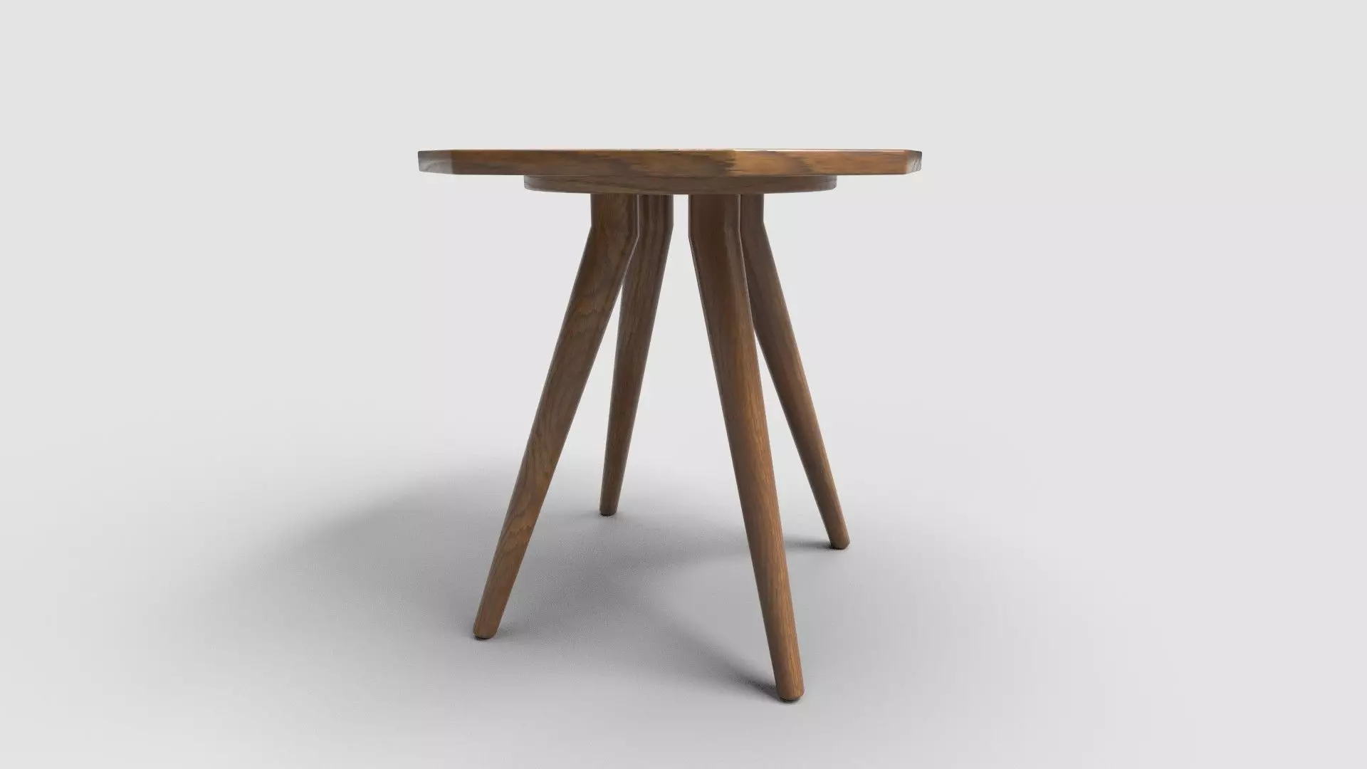 Octagon Table CG81 3D model_1