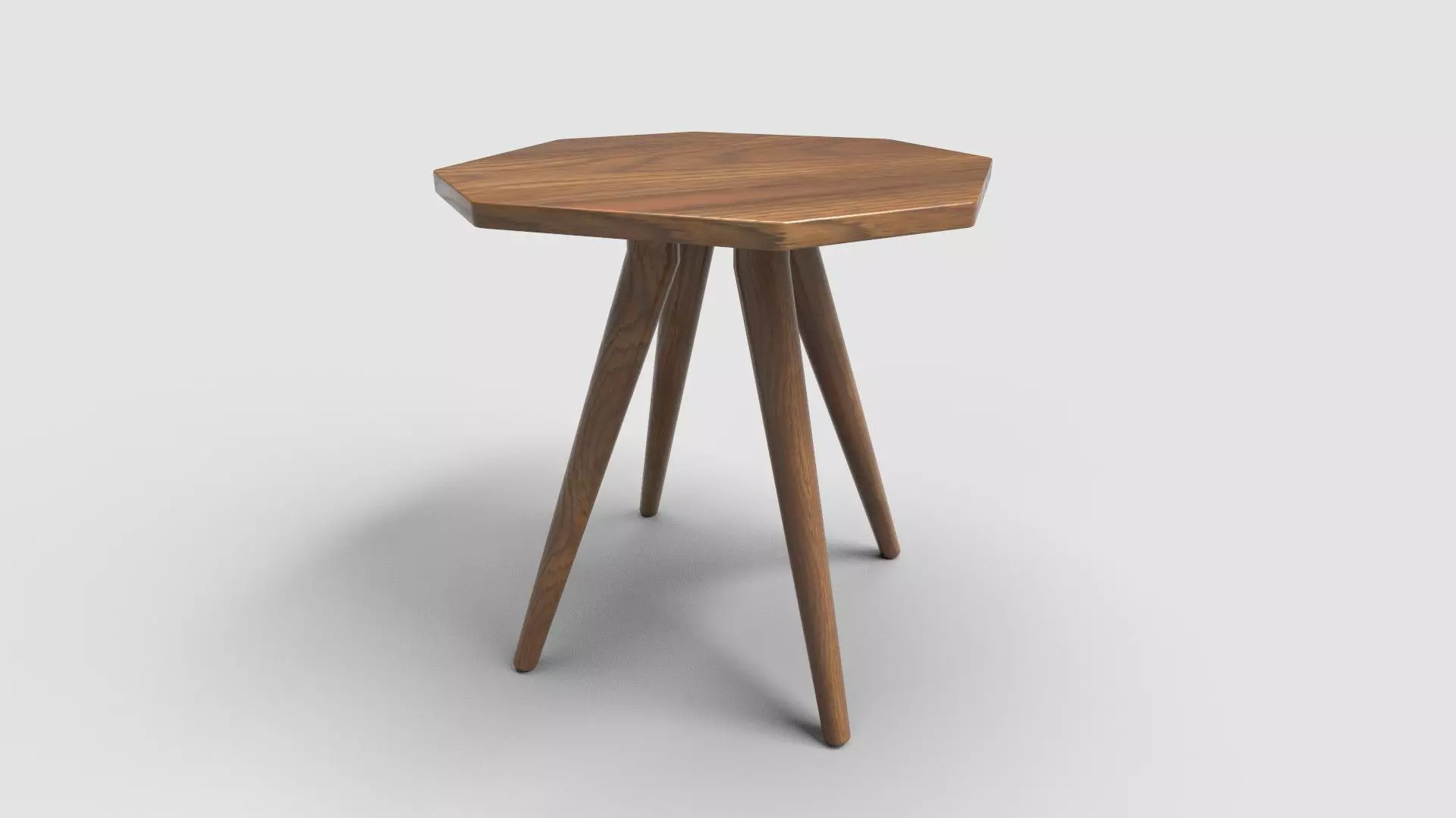 Octagon Table CG81 3D model_0