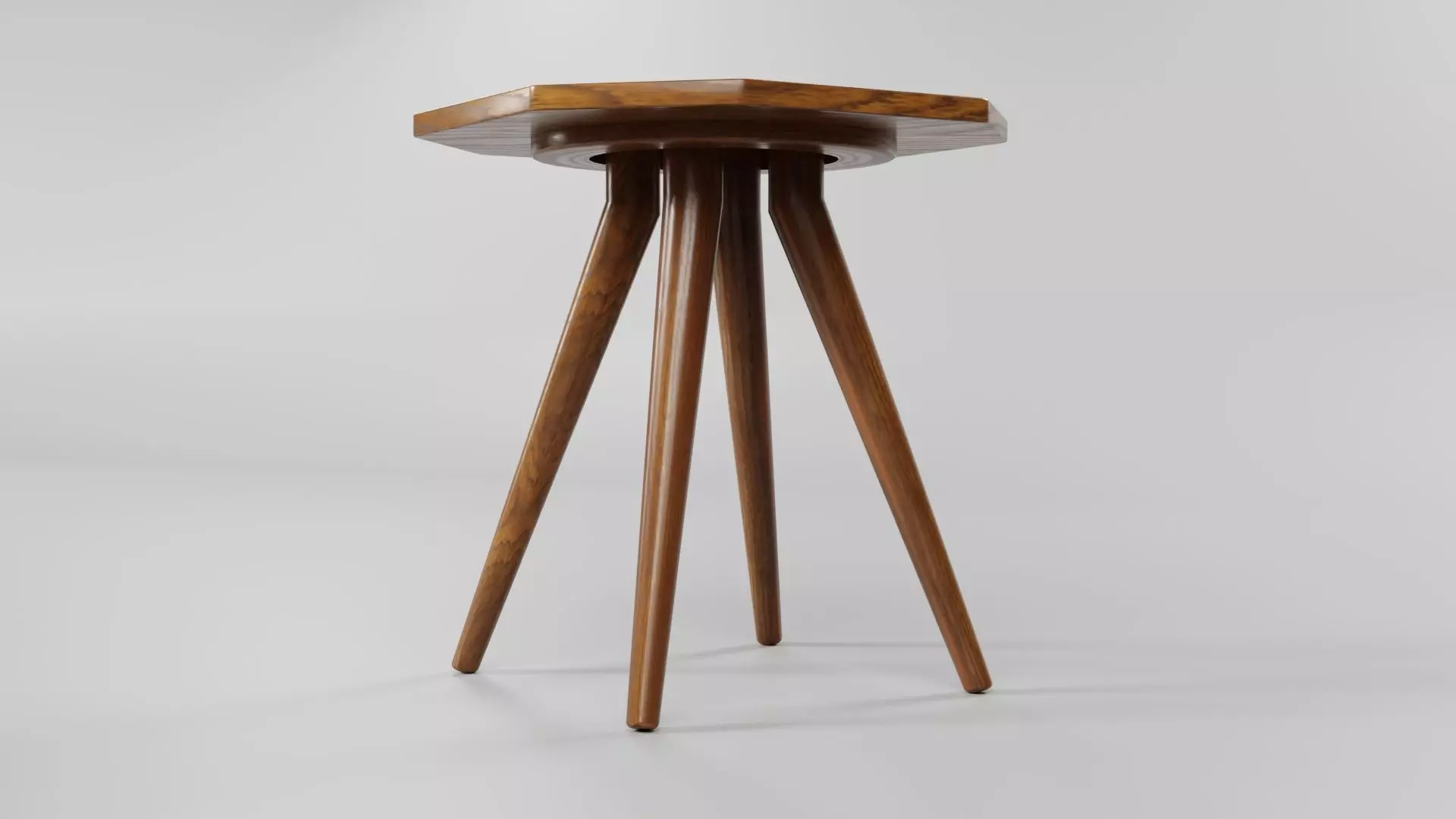 Octagon Table CG81 3D model_4
