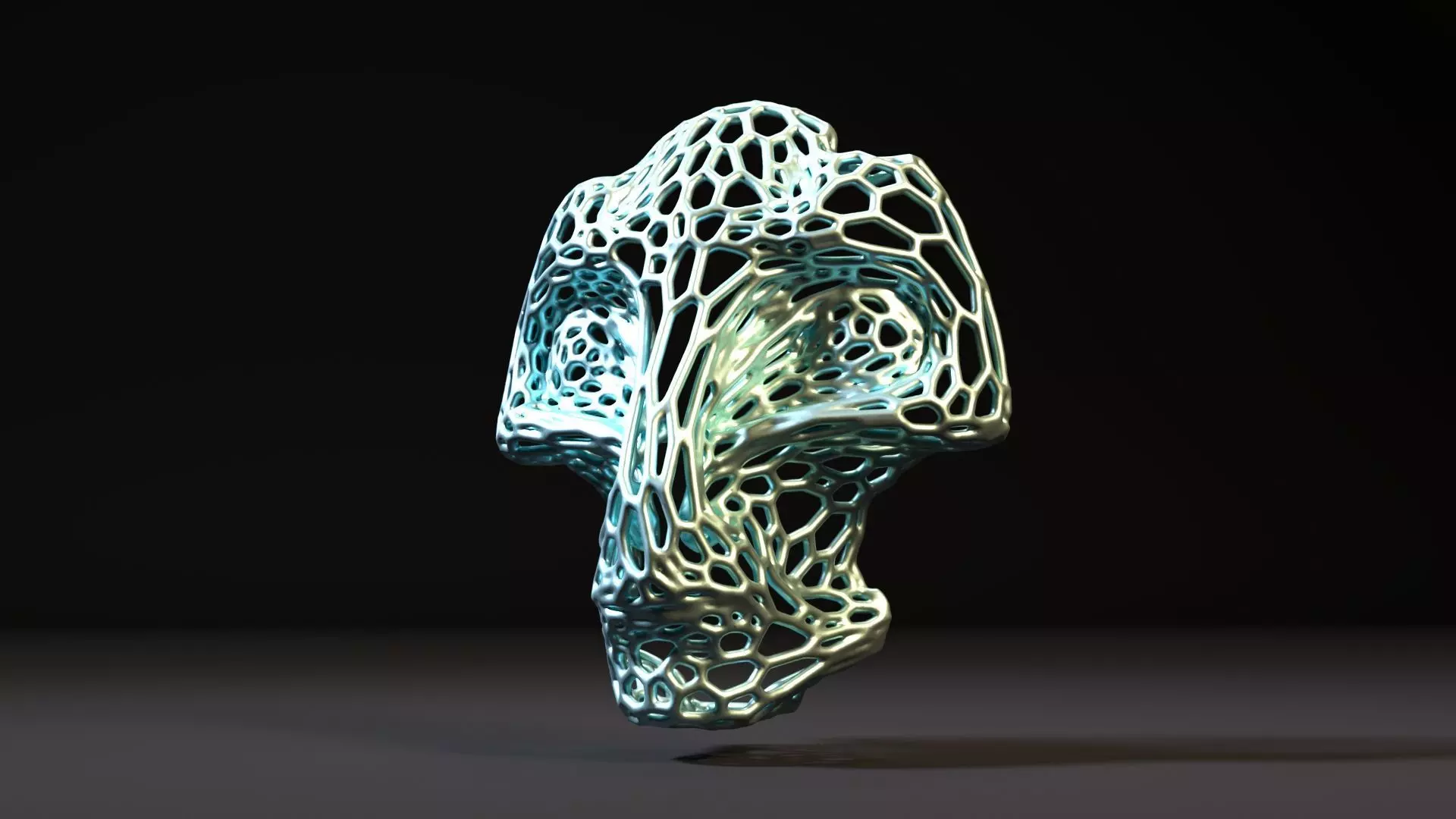 Scary mask Voronoi 3D print model