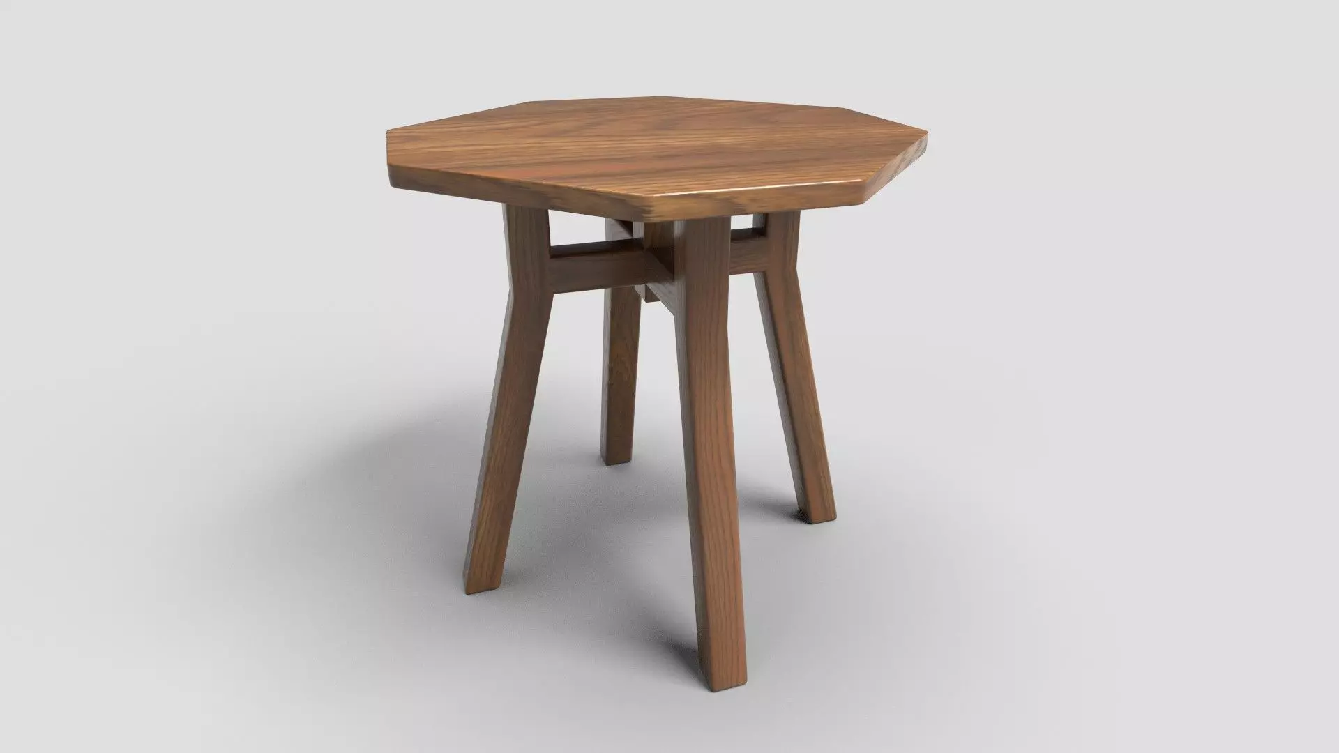 Octagon Table CG82 3D model_0