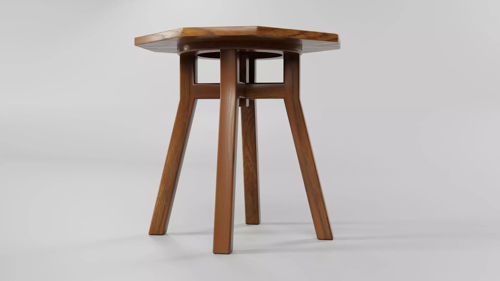 Octagon Table CG82 3D model_4