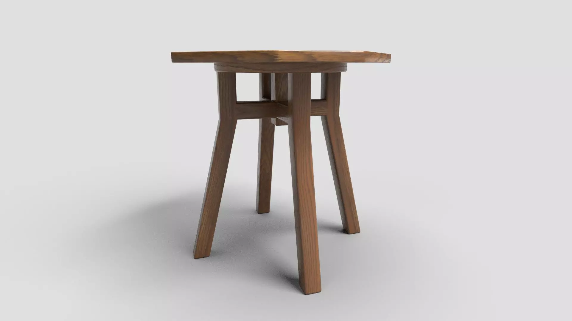 Octagon Table CG82 3D model_1