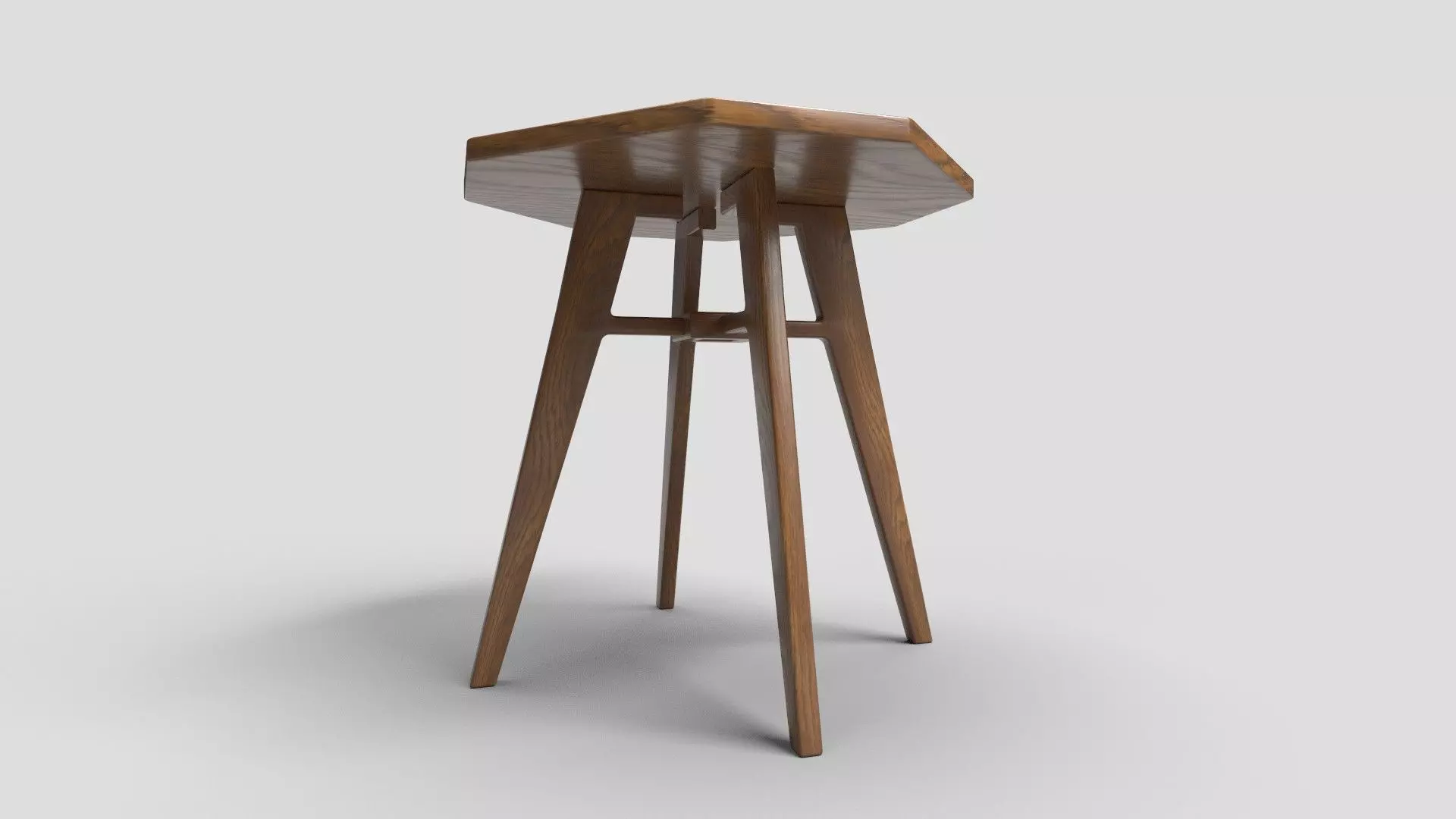Octagon Table CG83 3D model_2