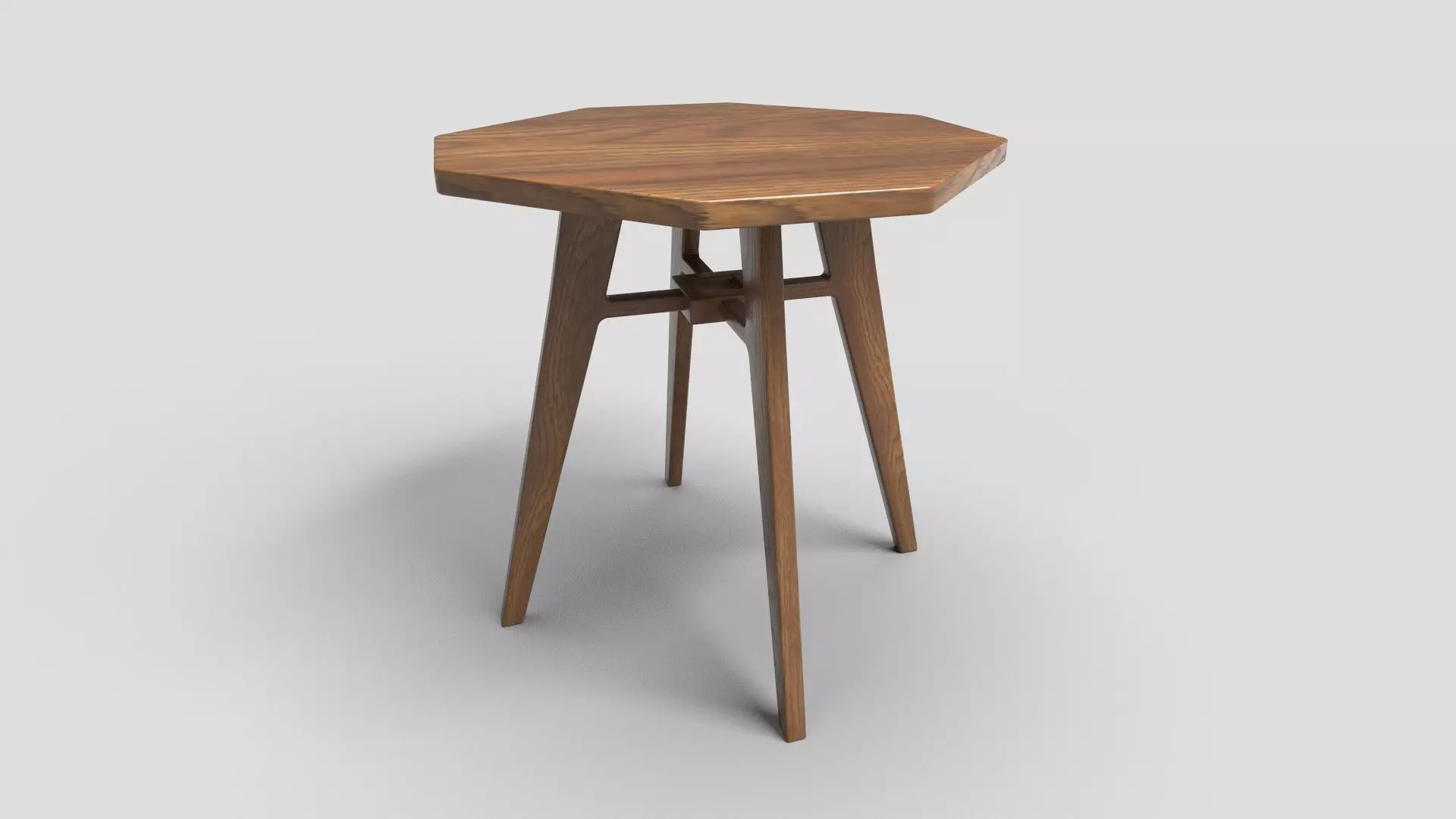 Octagon Table CG83 3D model_0