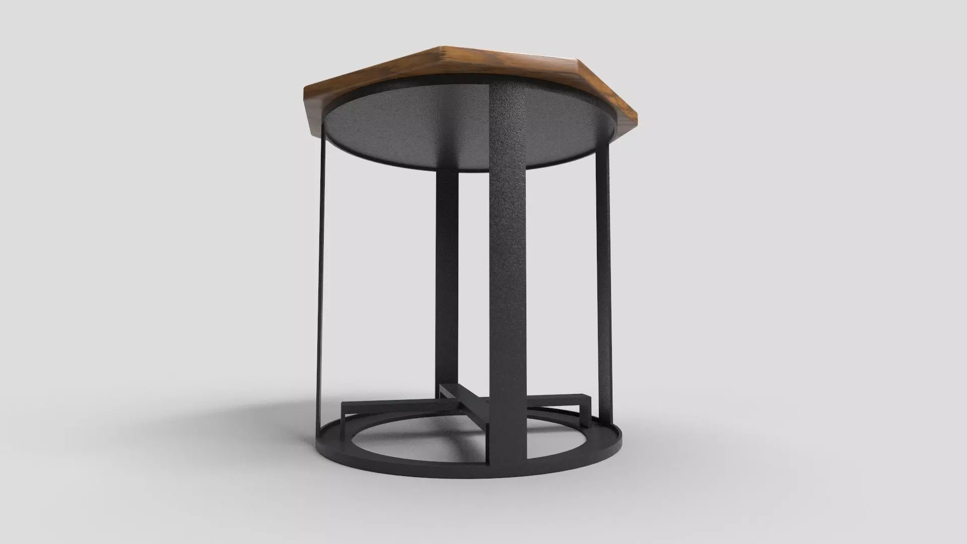 Octagon Table CG84 3D model_2