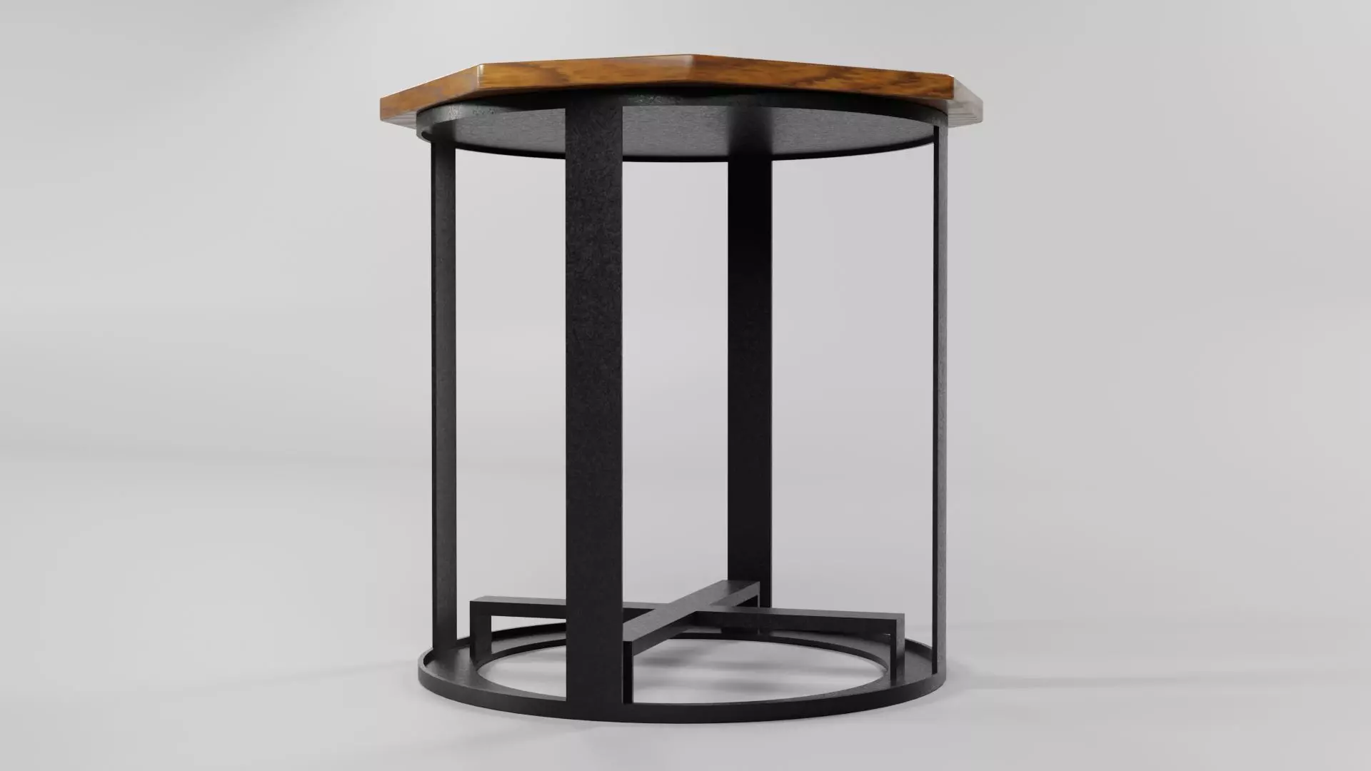 Octagon Table CG84 3D model_4