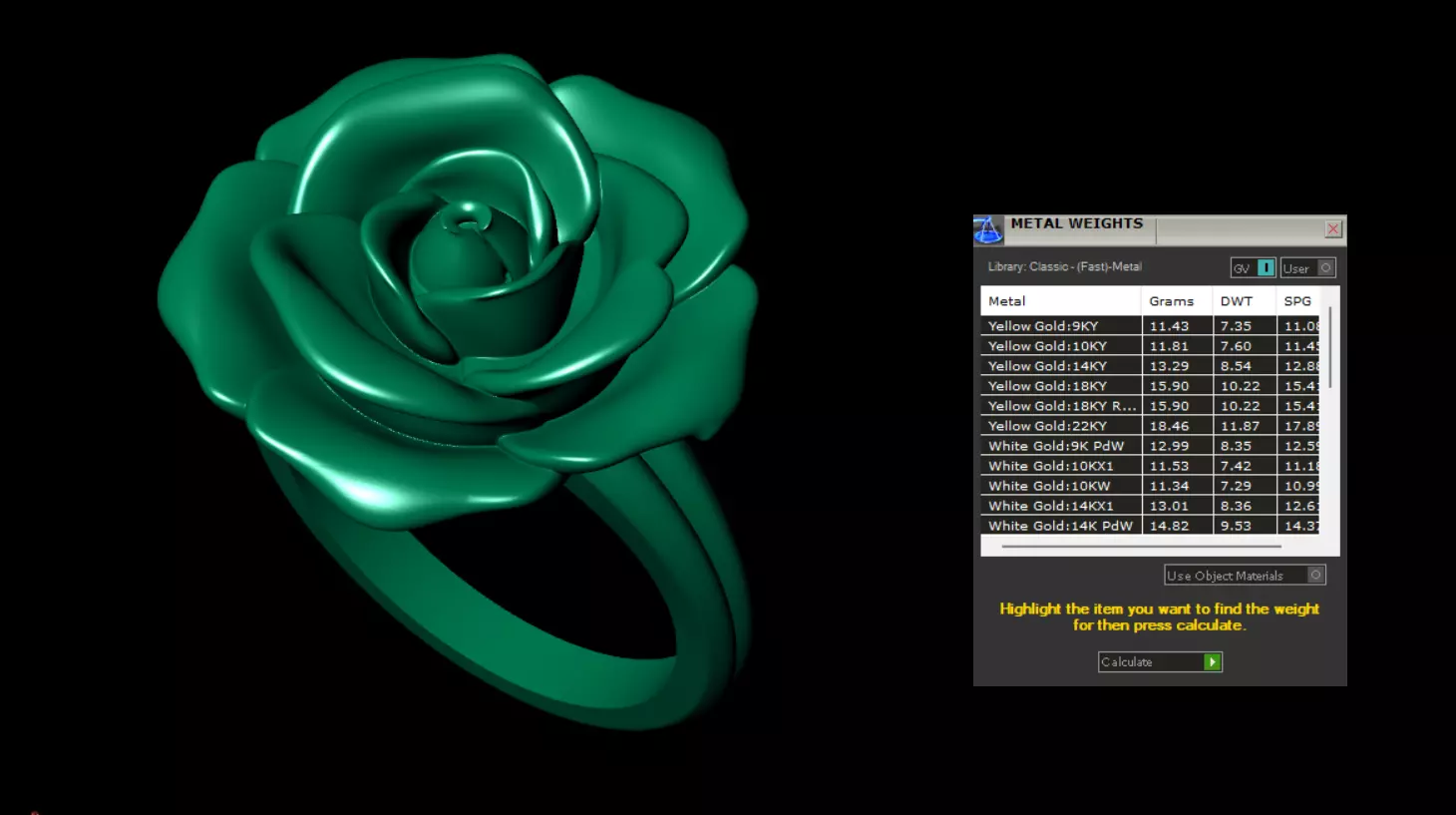 Rings Rosa  3D print model_11