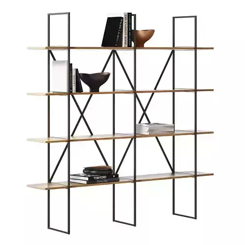 Slim Irony Bookcase by Zeus