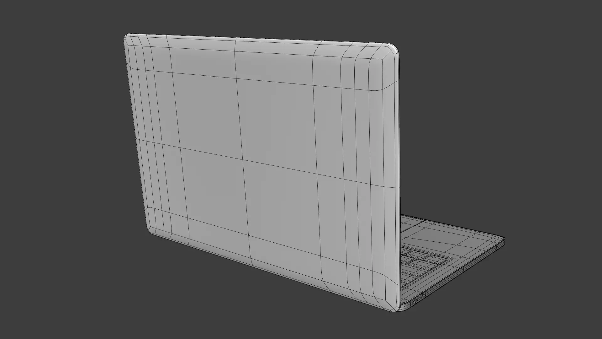 Modern Laptop - MacBook 3D model_14