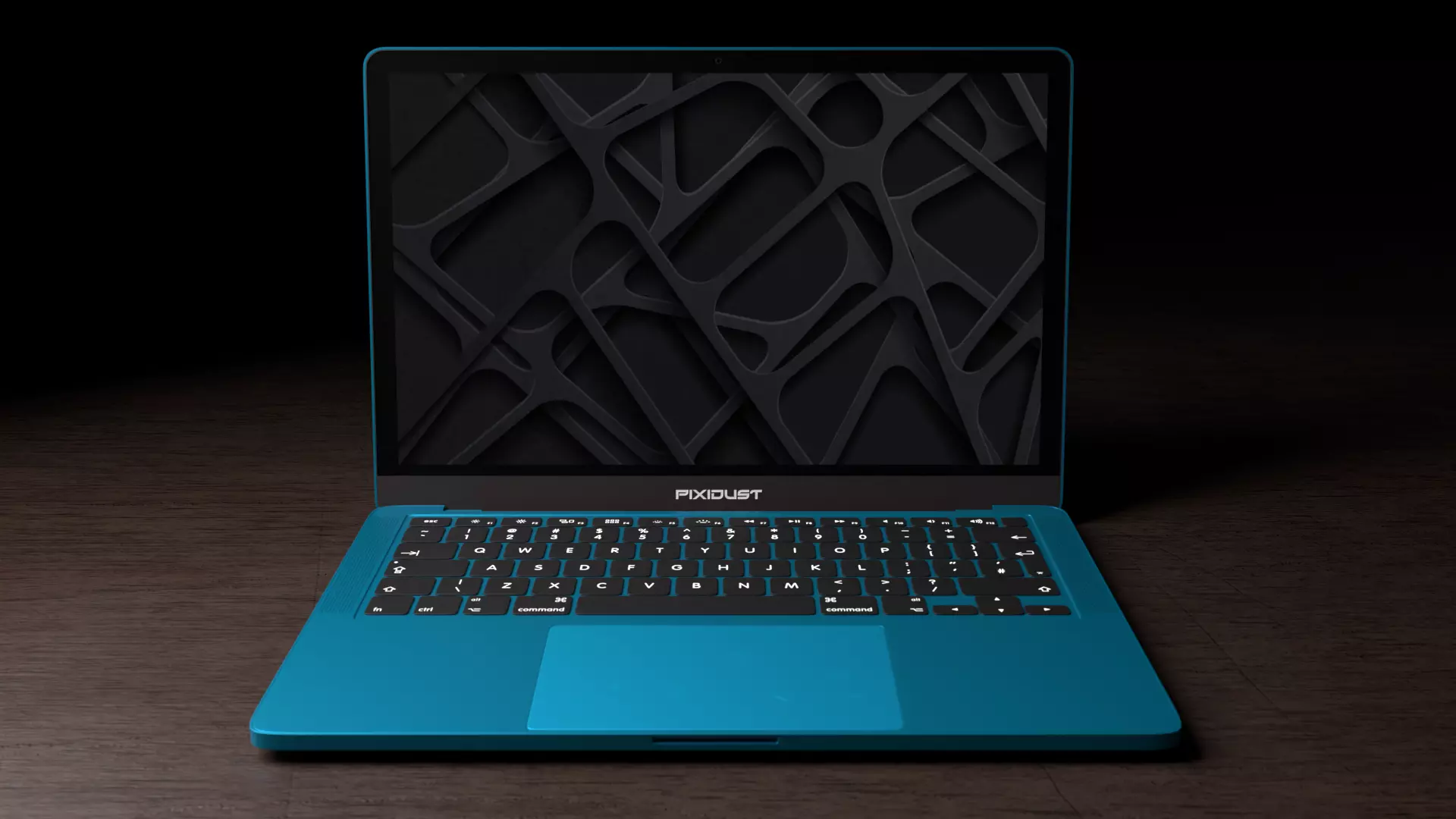 Modern Laptop - MacBook 3D model_2