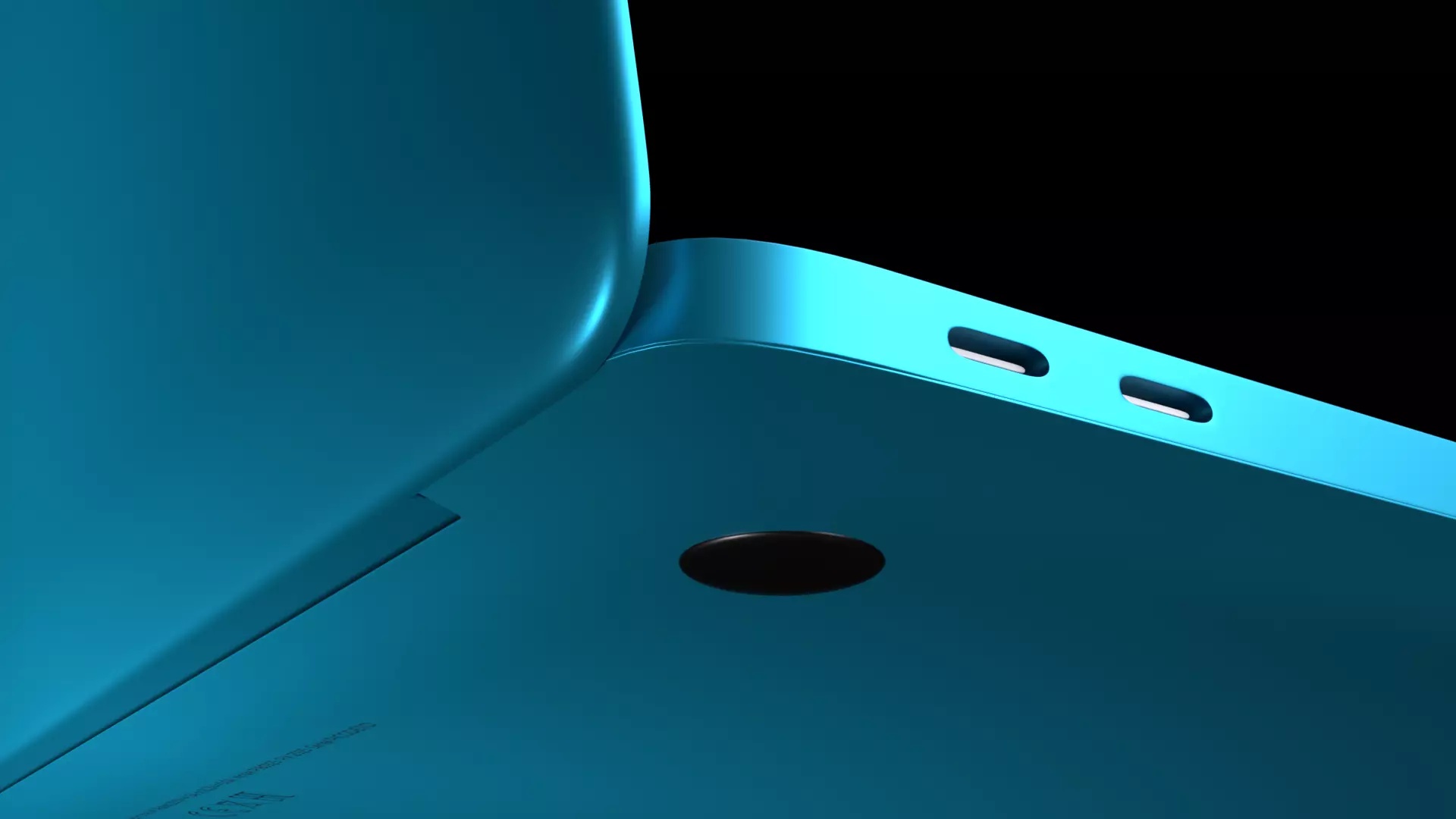 Modern Laptop - MacBook 3D model_15