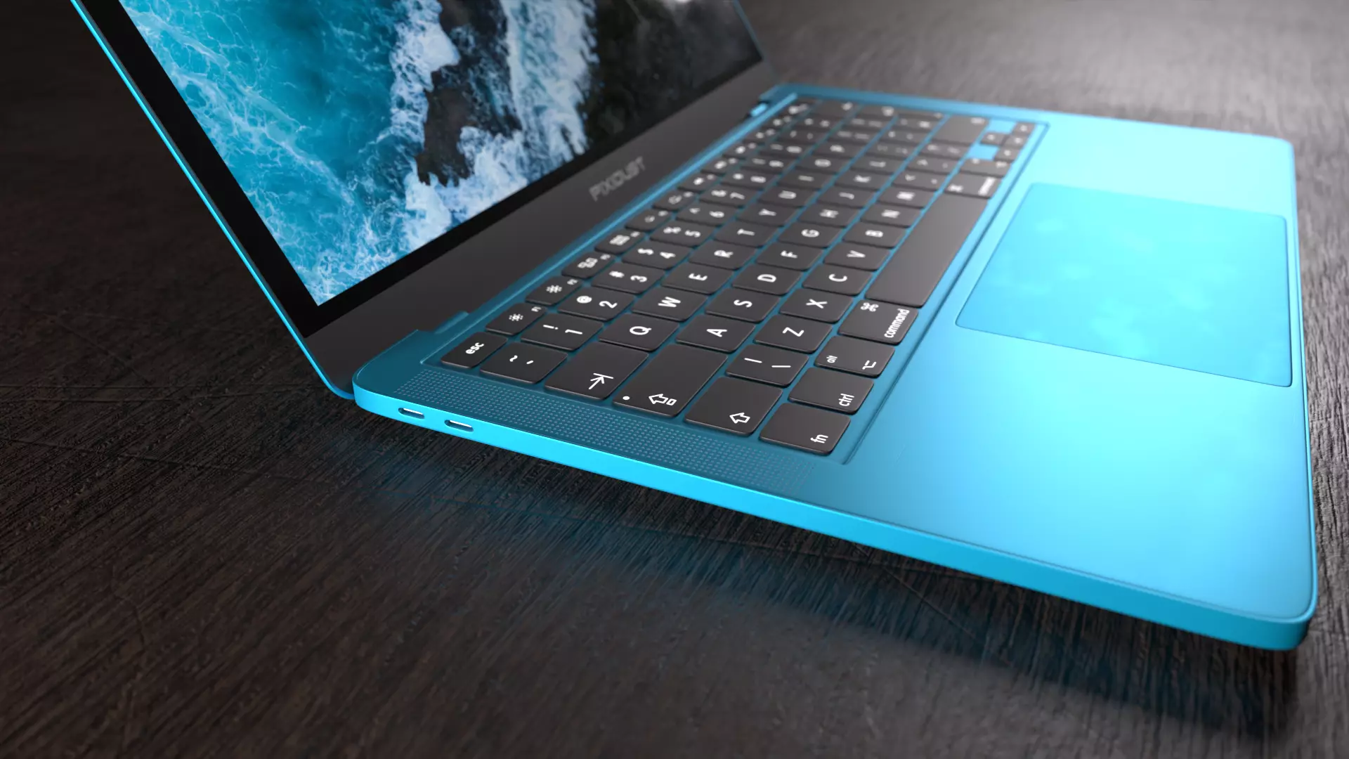 Modern Laptop - MacBook 3D model_9