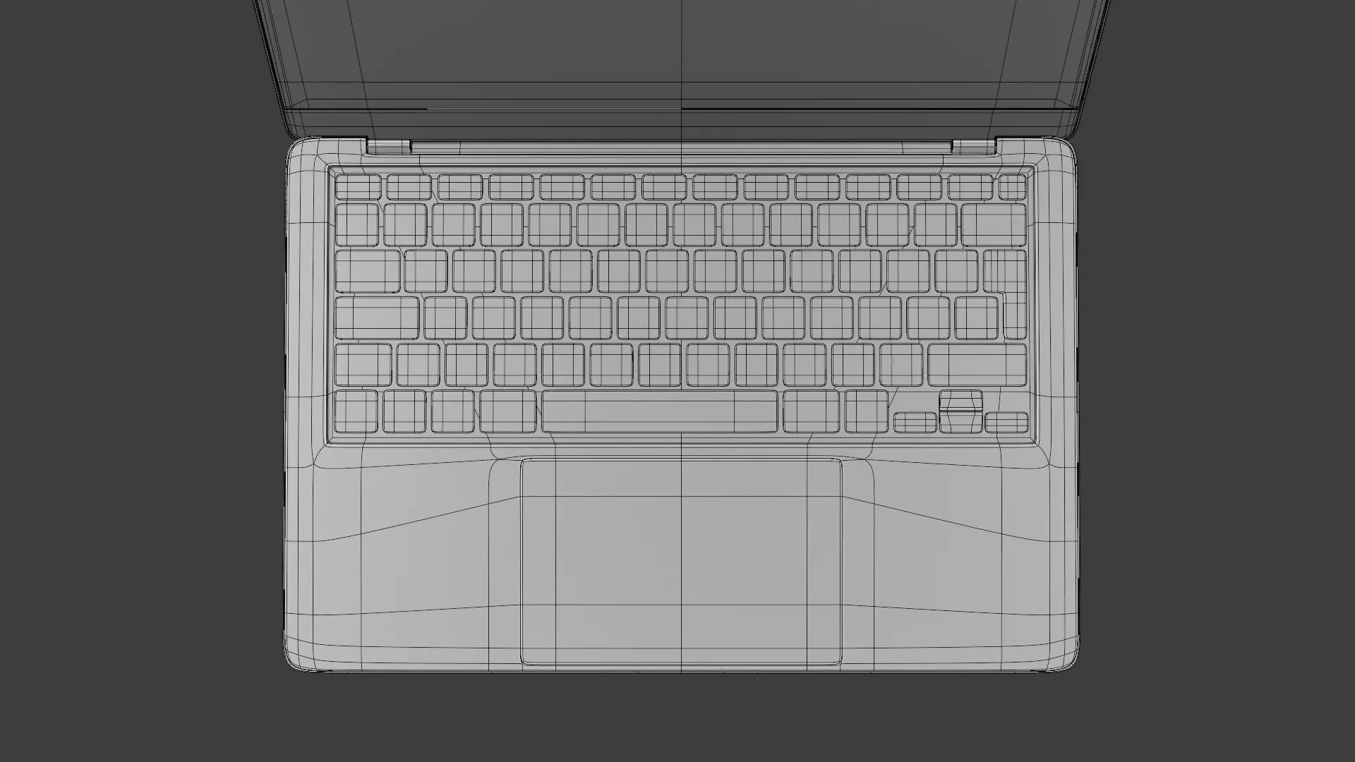 Modern Laptop - MacBook 3D model_6