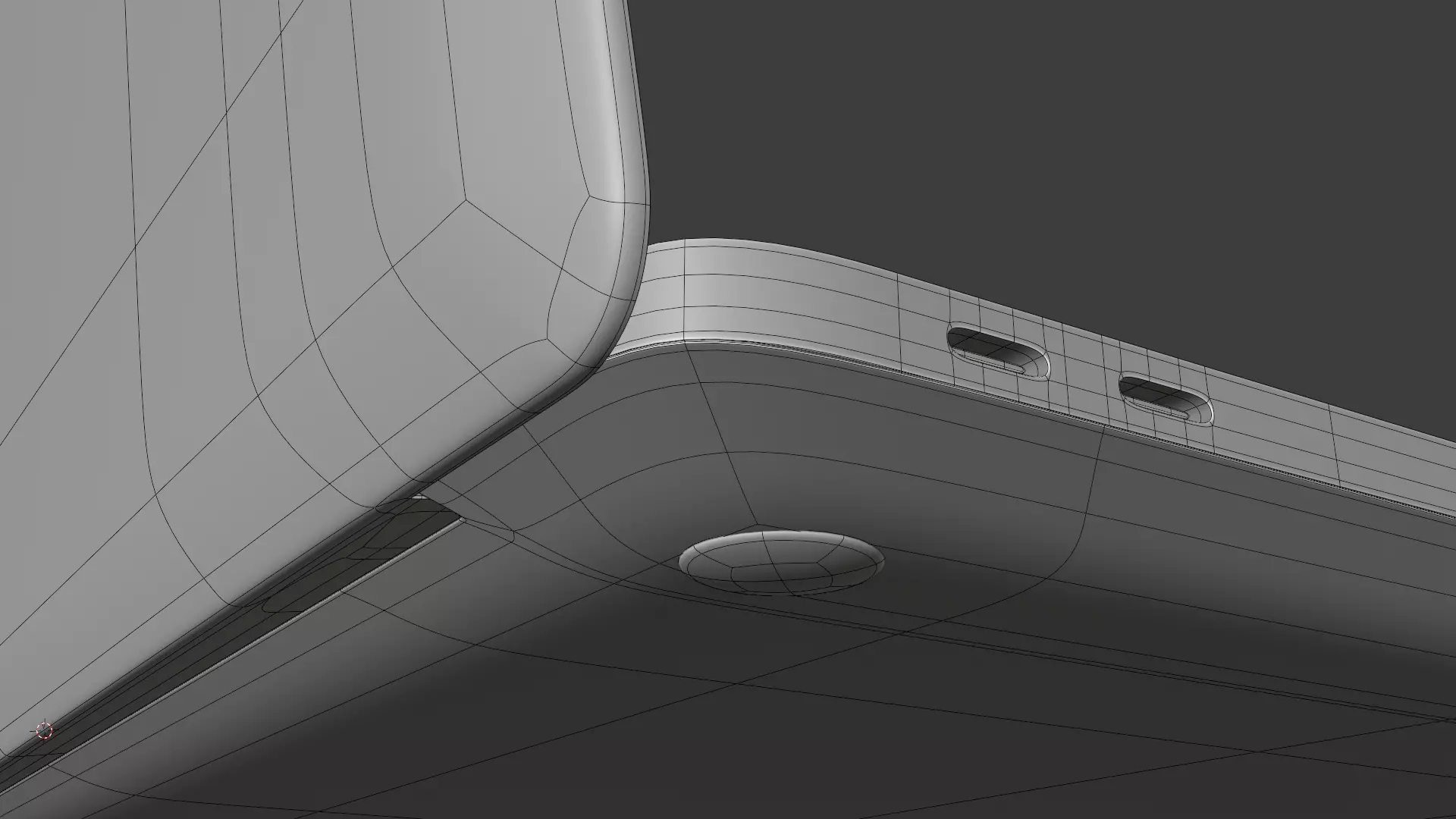 Modern Laptop - MacBook 3D model_16