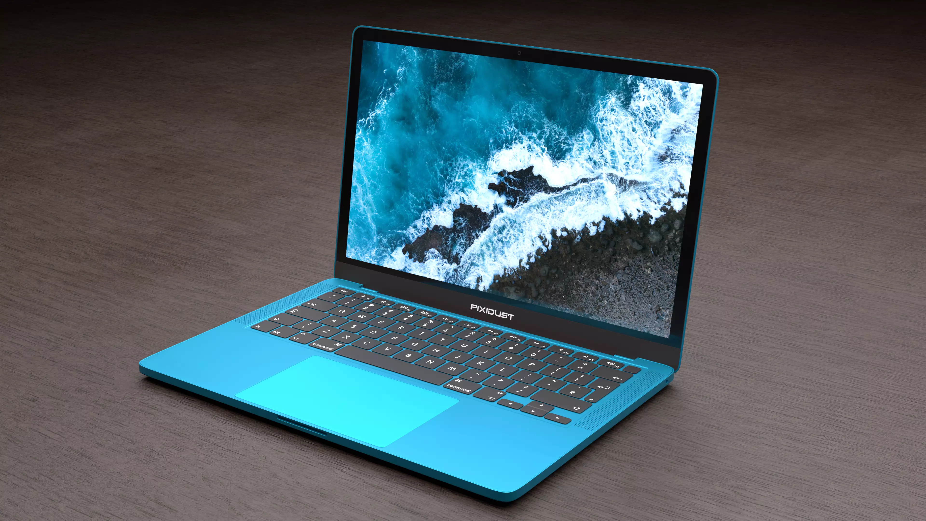 Modern Laptop - MacBook 3D model_0