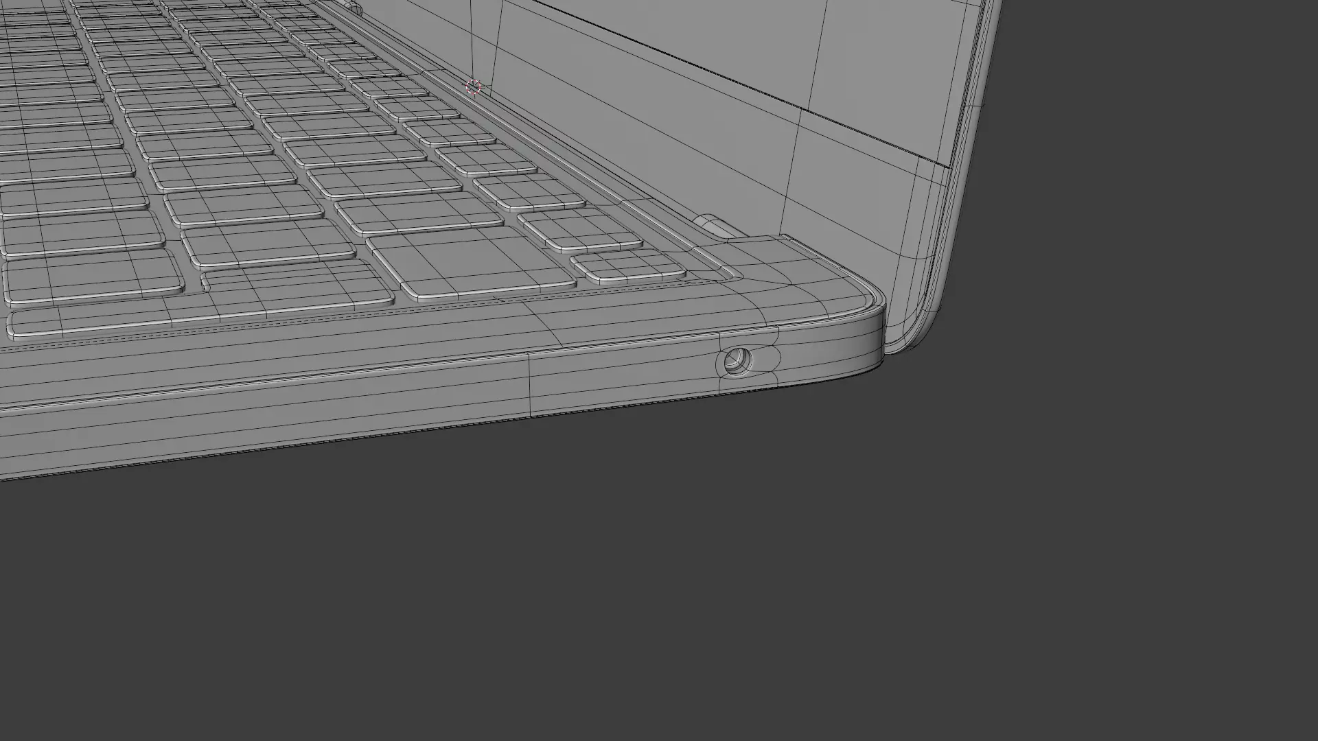 Modern Laptop - MacBook 3D model_4