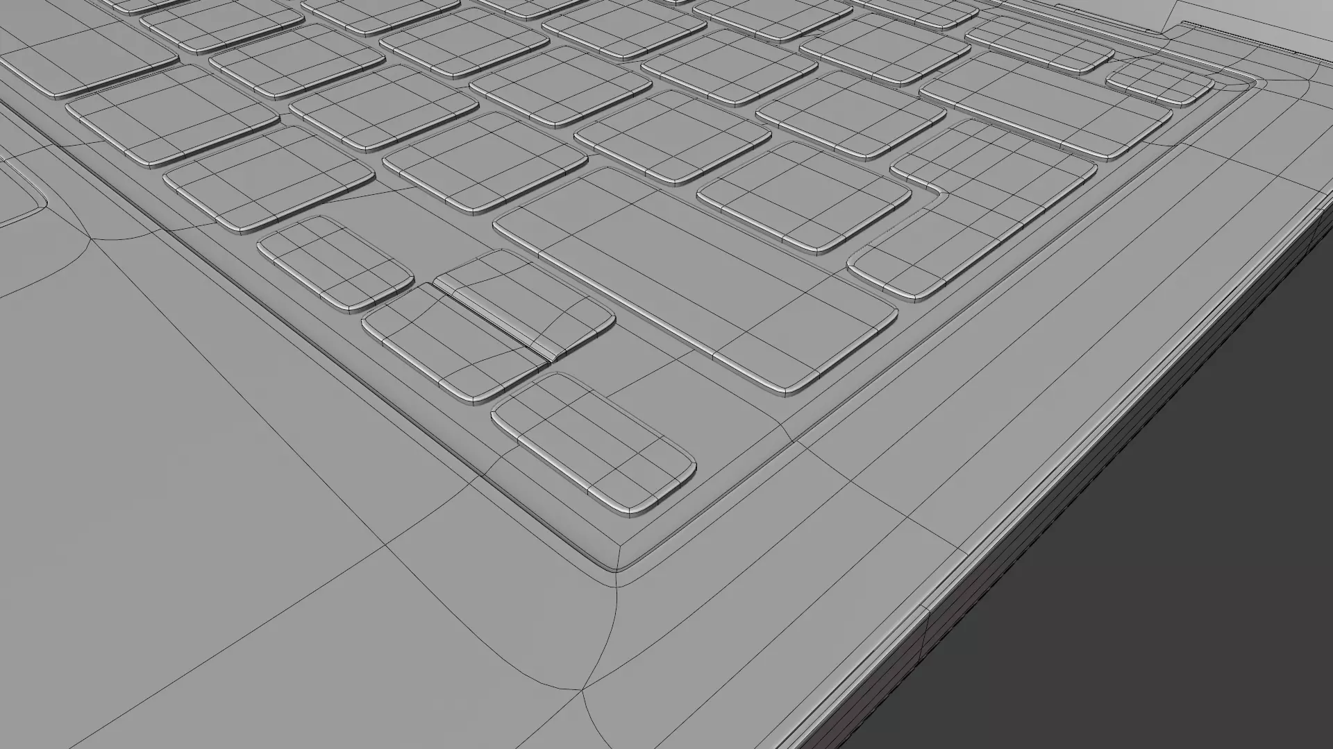 Modern Laptop - MacBook 3D model_12
