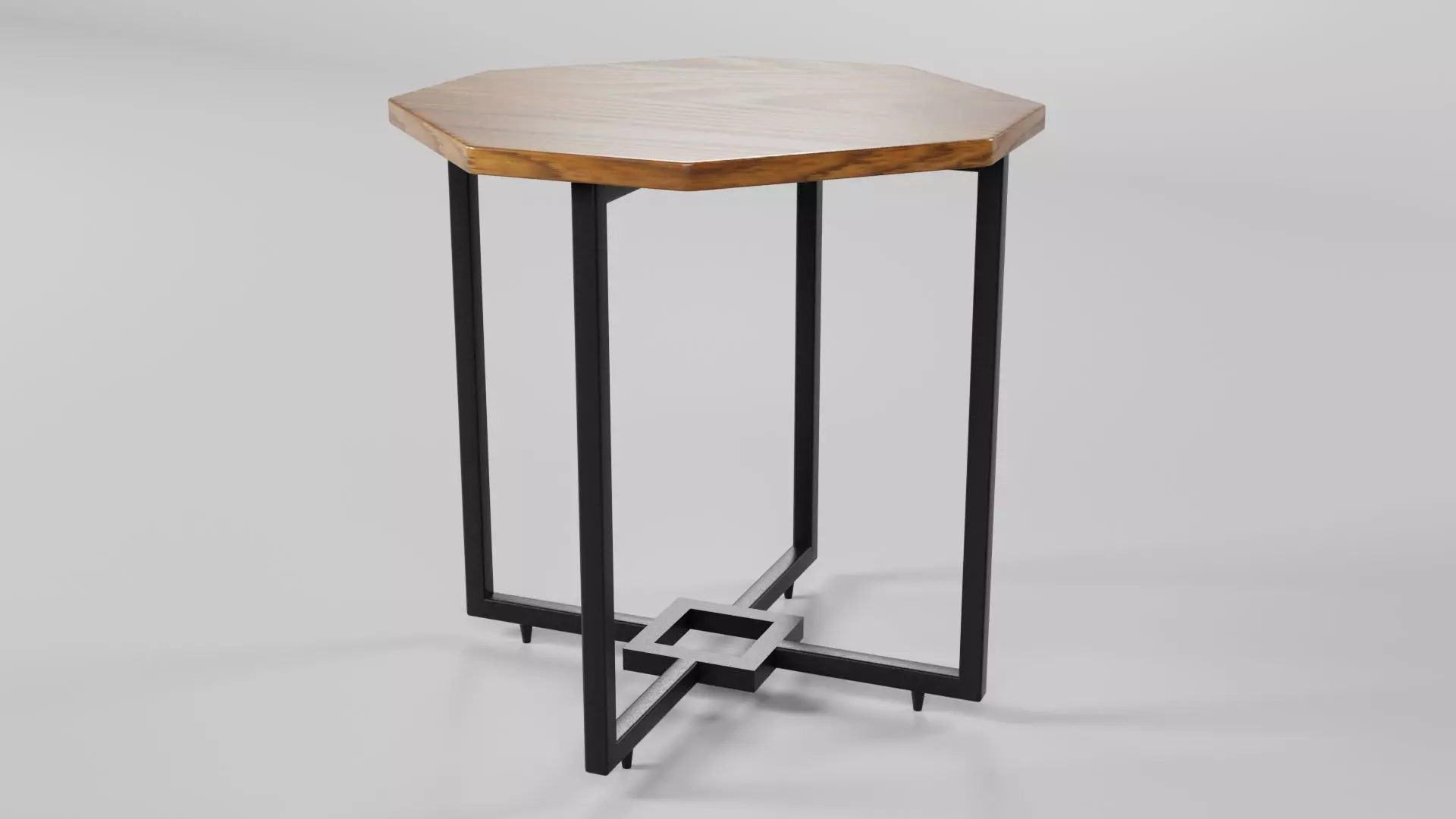 Octagon Table CG87 3D model_3