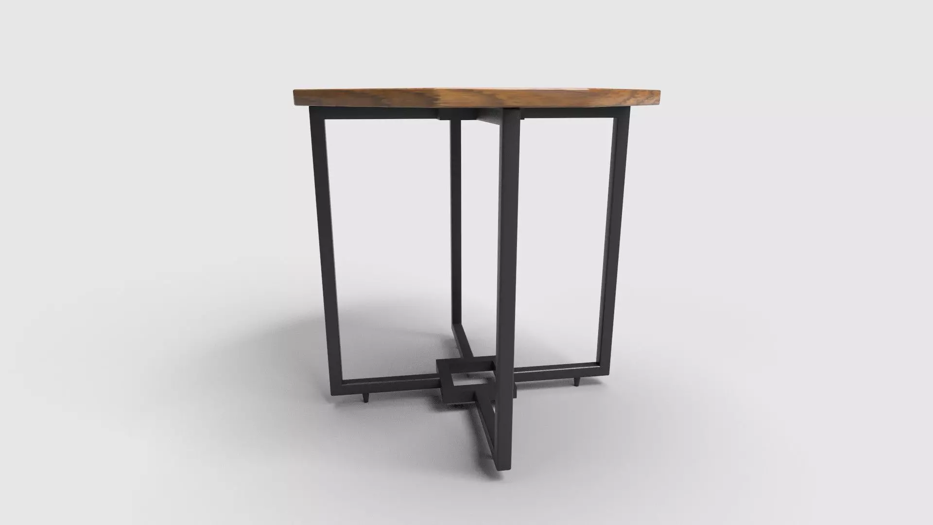 Octagon Table CG87 3D model_1