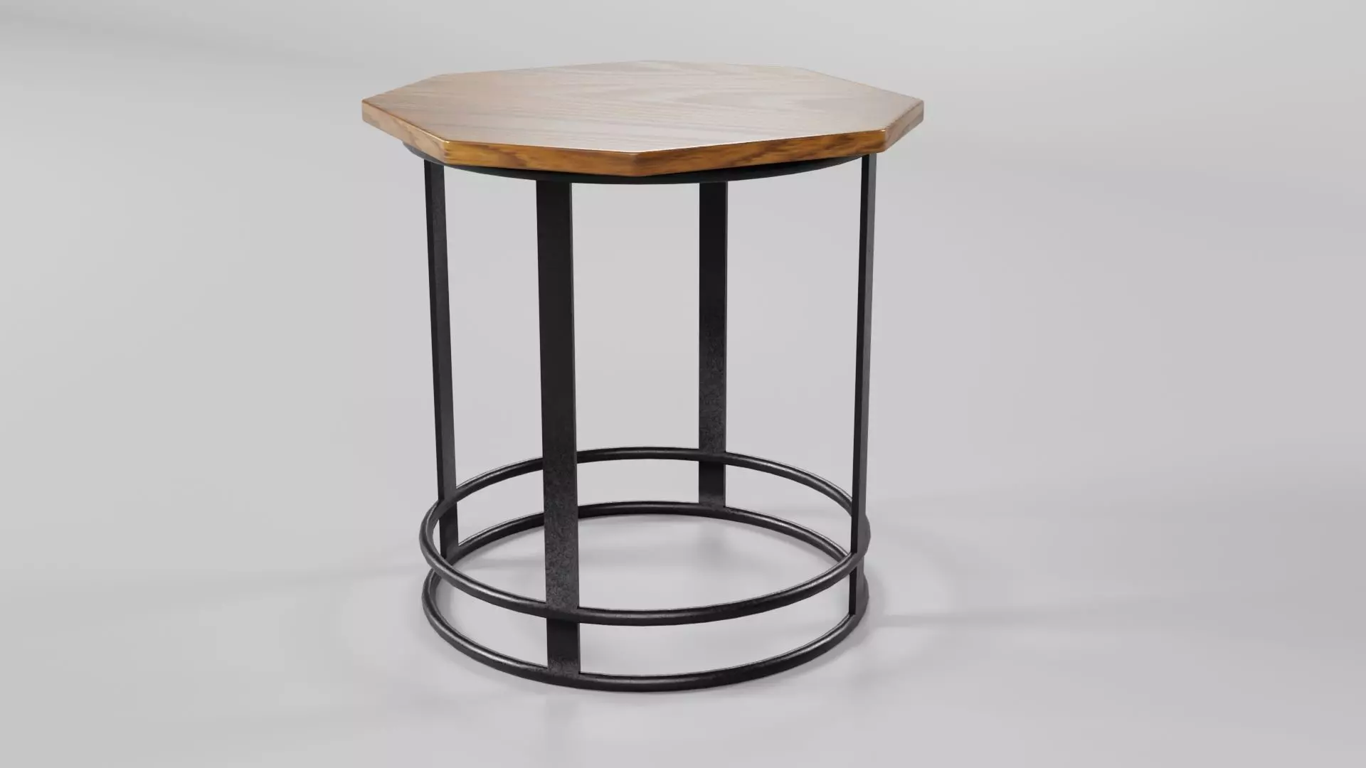 Octagon Table CG90 3D model_3