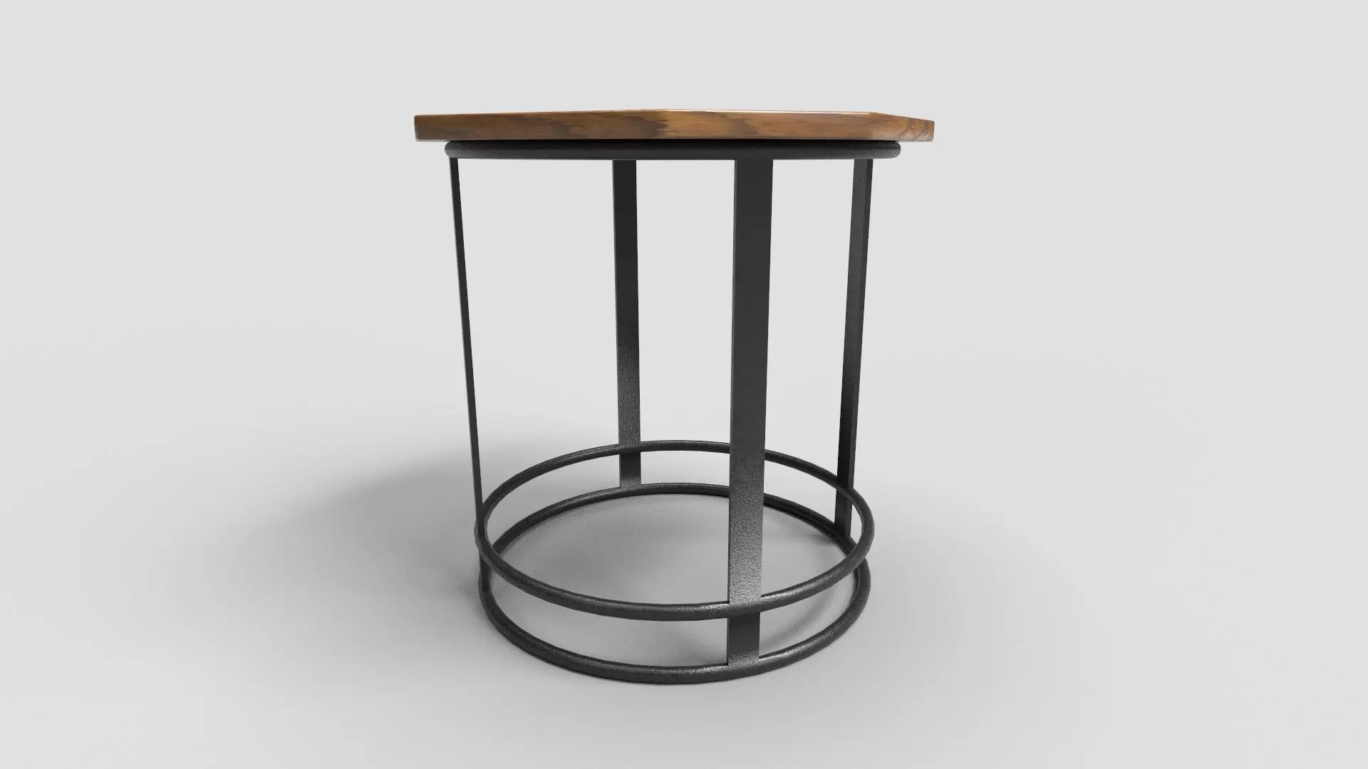 Octagon Table CG90 3D model_1