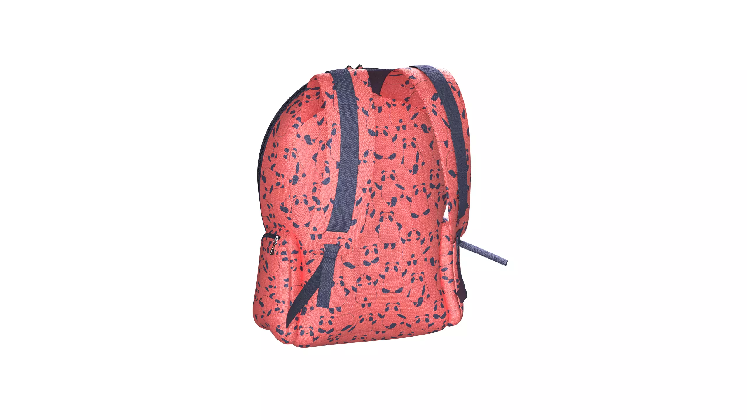 Printed School Bag 3D model_5