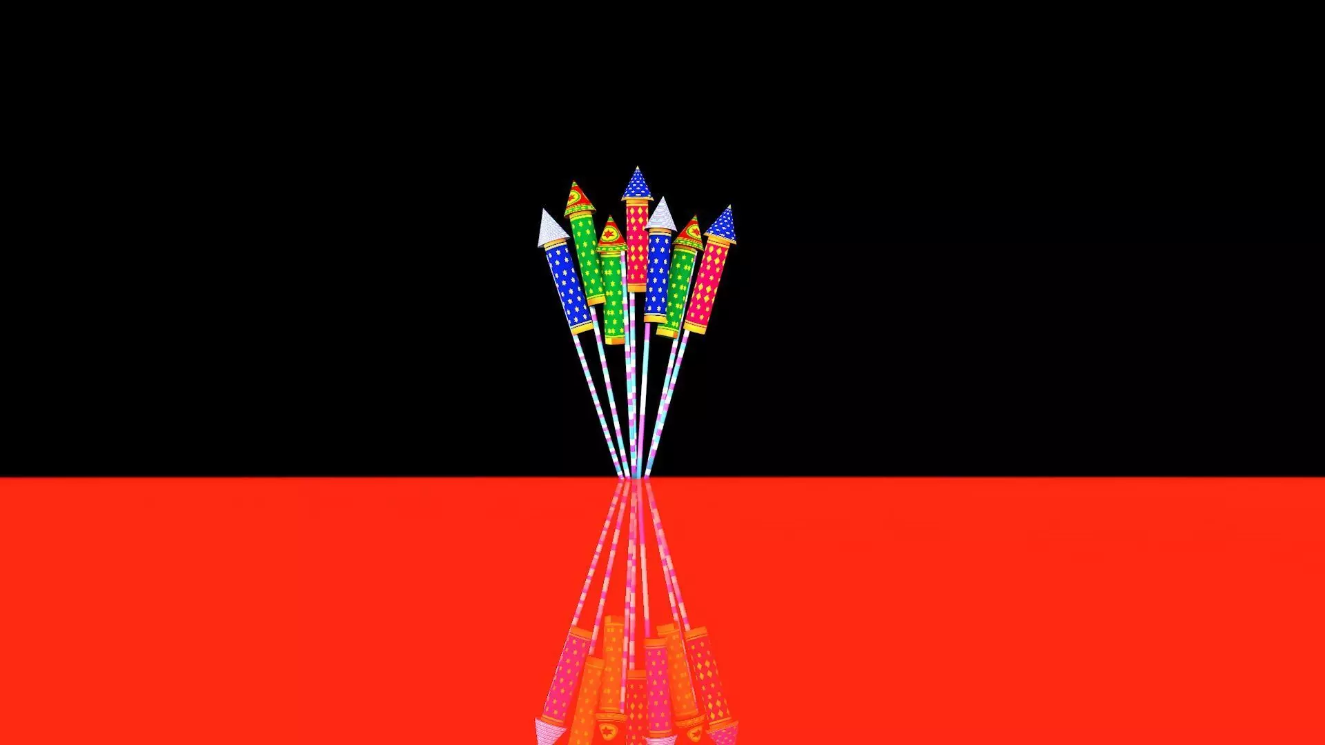 Festive Rocket Firecrackers 3D print model_5