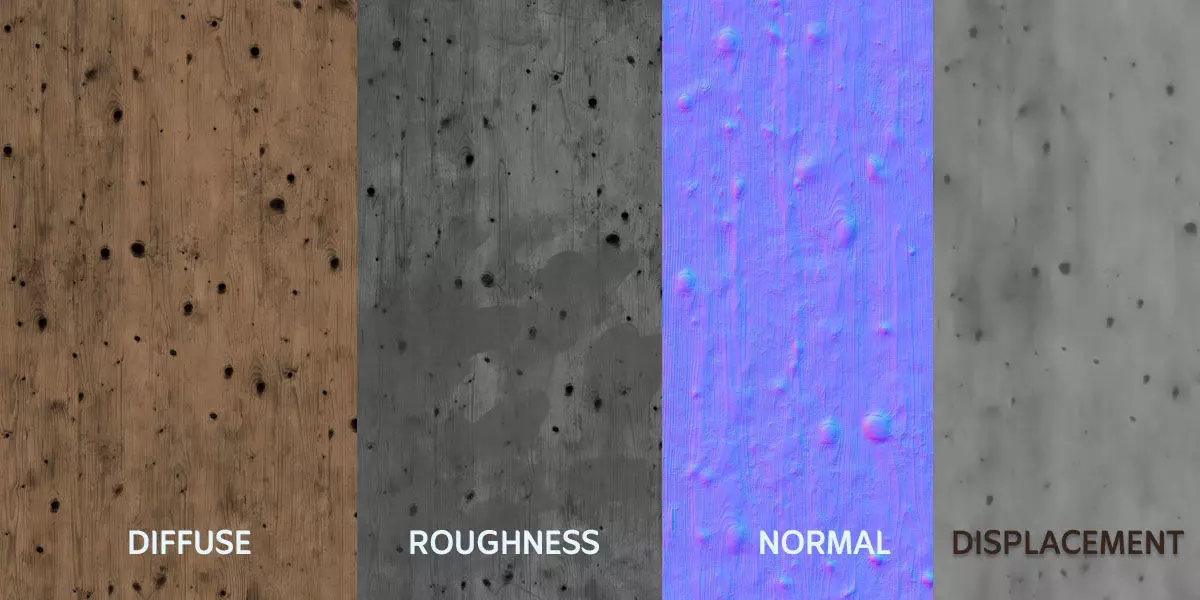 Aged Wood Planks Textures 4K Texture_5