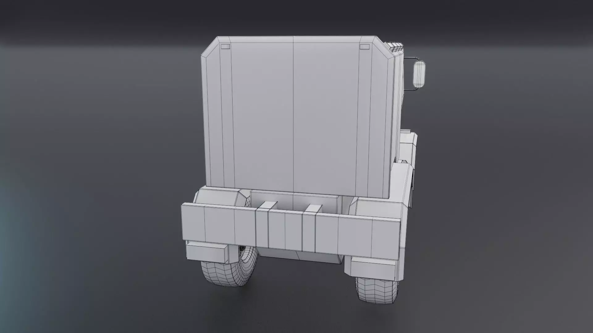Sci-Fi Truck  - Game Ready - PBR Low-poly 3D model_38