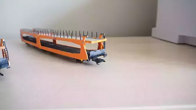 Pre supported H0 1-87 scale Laeks TA 370 SITFA freight car 3D print model 5
