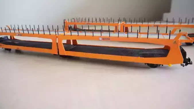 Pre supported H0 1-87 scale Laeks TA 370 SITFA freight car