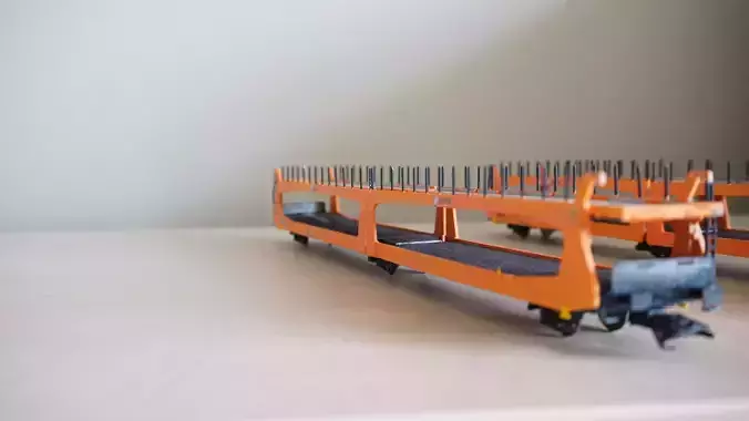 Pre supported H0 1-87 scale Laeks TA 370 SITFA freight car 3D print model 4