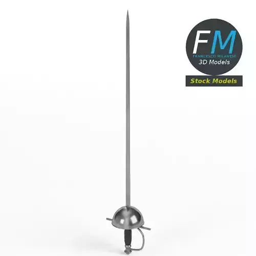 Italian foil fencing sword