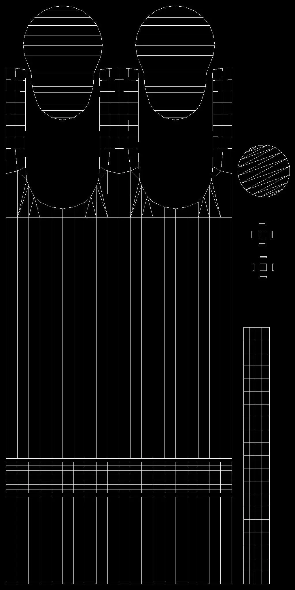 Traffic Bollard B Low-poly 3D model_13