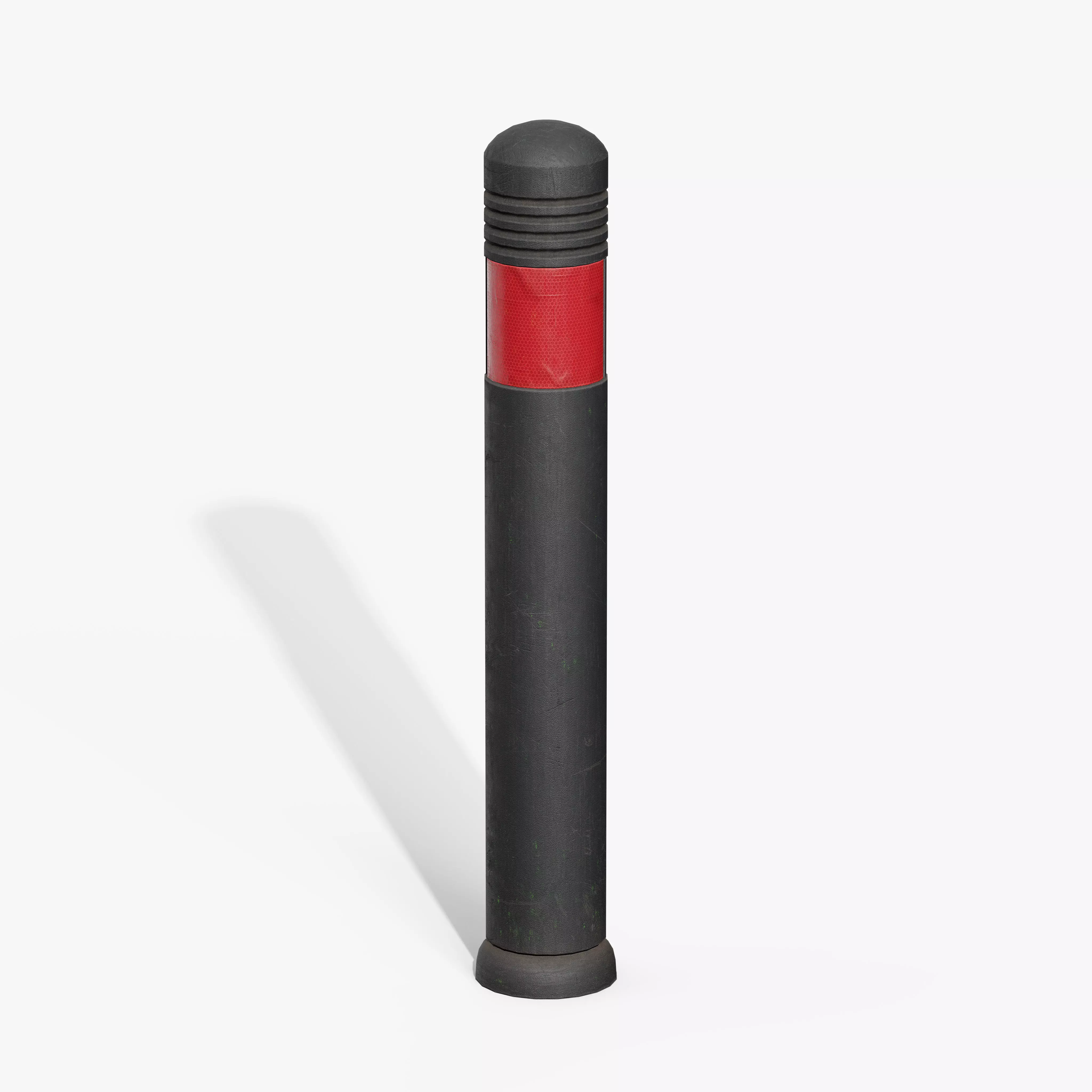 Traffic Bollard C Low-poly 3D model_8