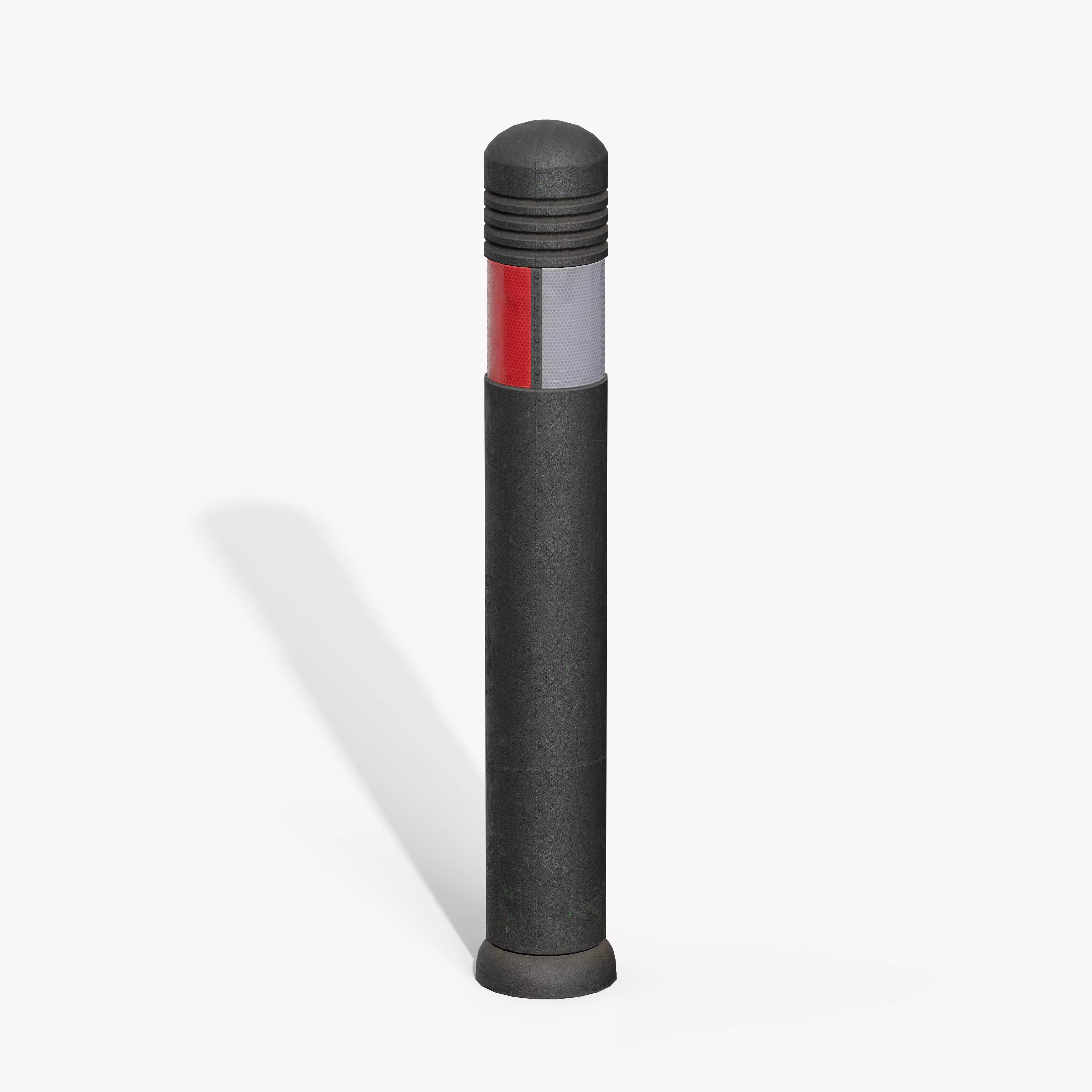 Traffic Bollard C Low-poly 3D model_6