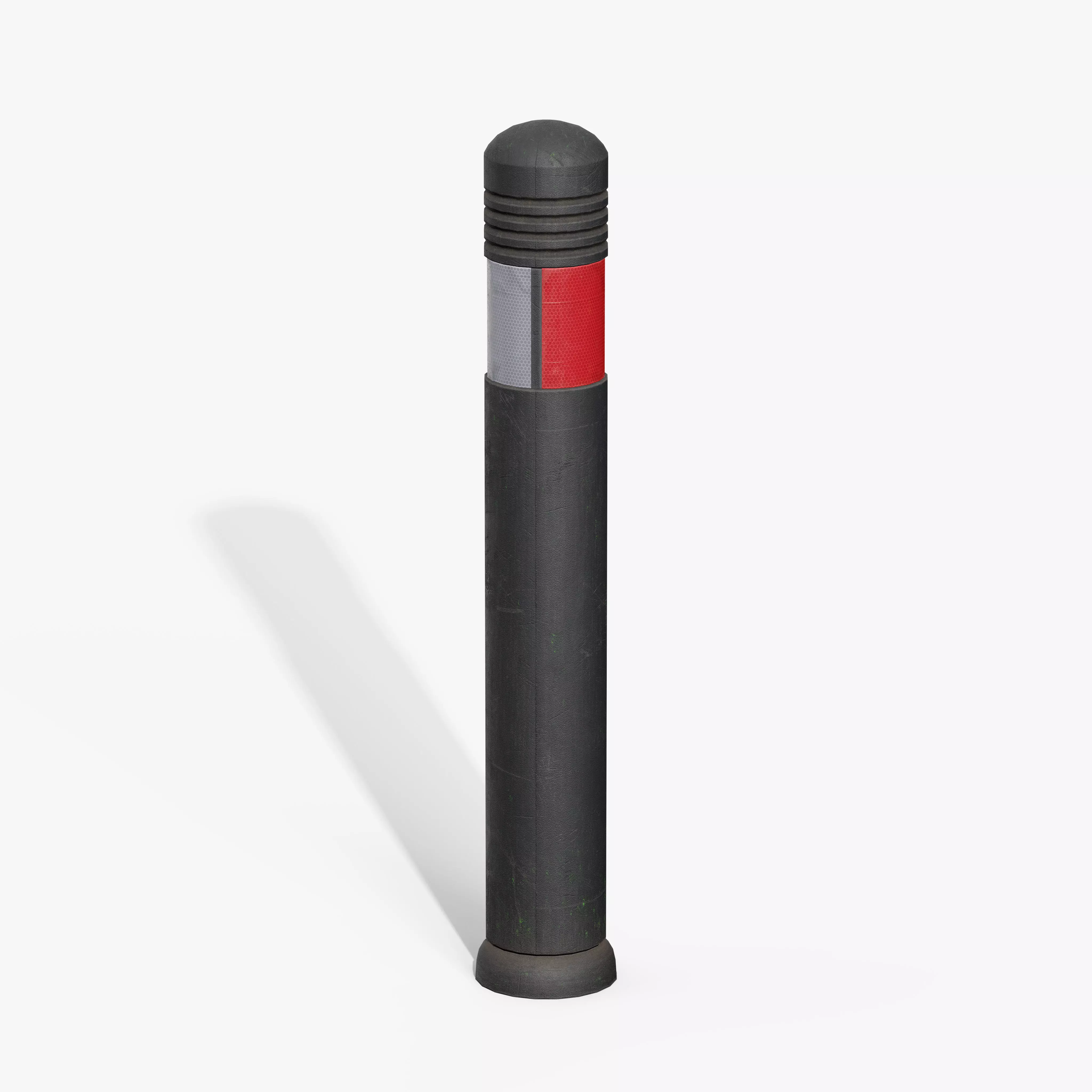 Traffic Bollard C Low-poly 3D model_2