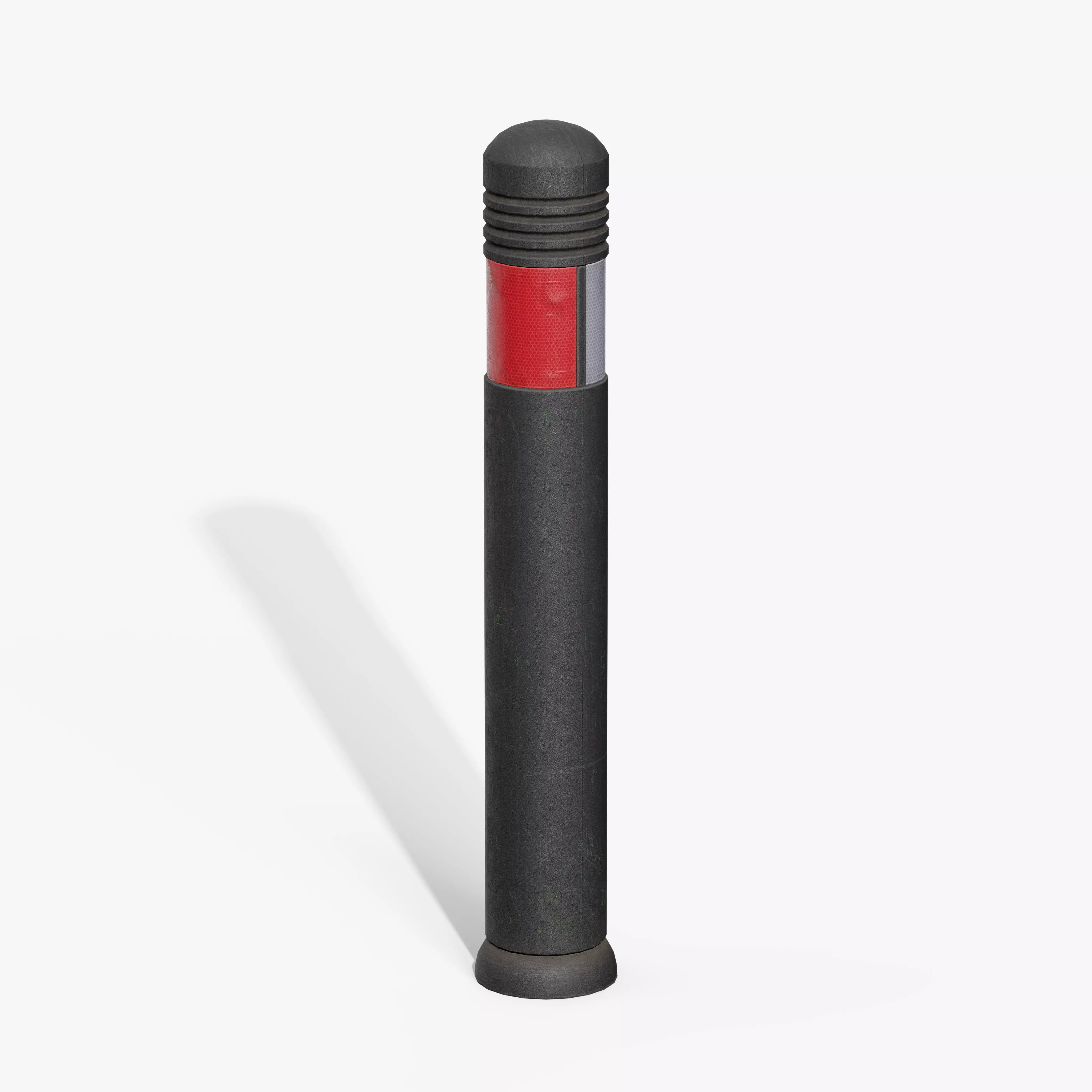 Traffic Bollard C Low-poly 3D model_7